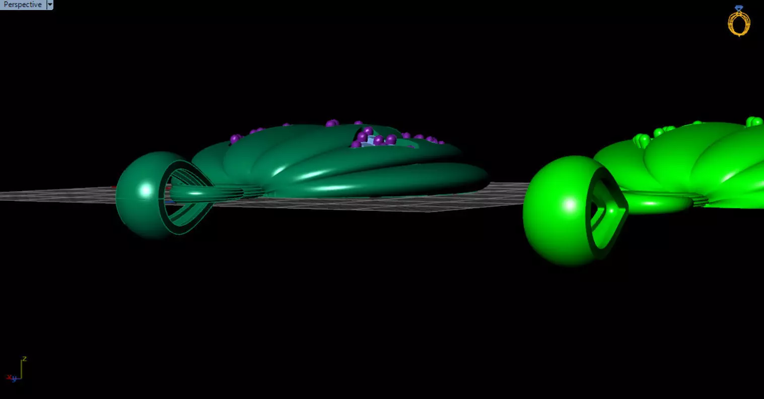 Paved Pumpkin Pendant for Halloween 3D print model_46