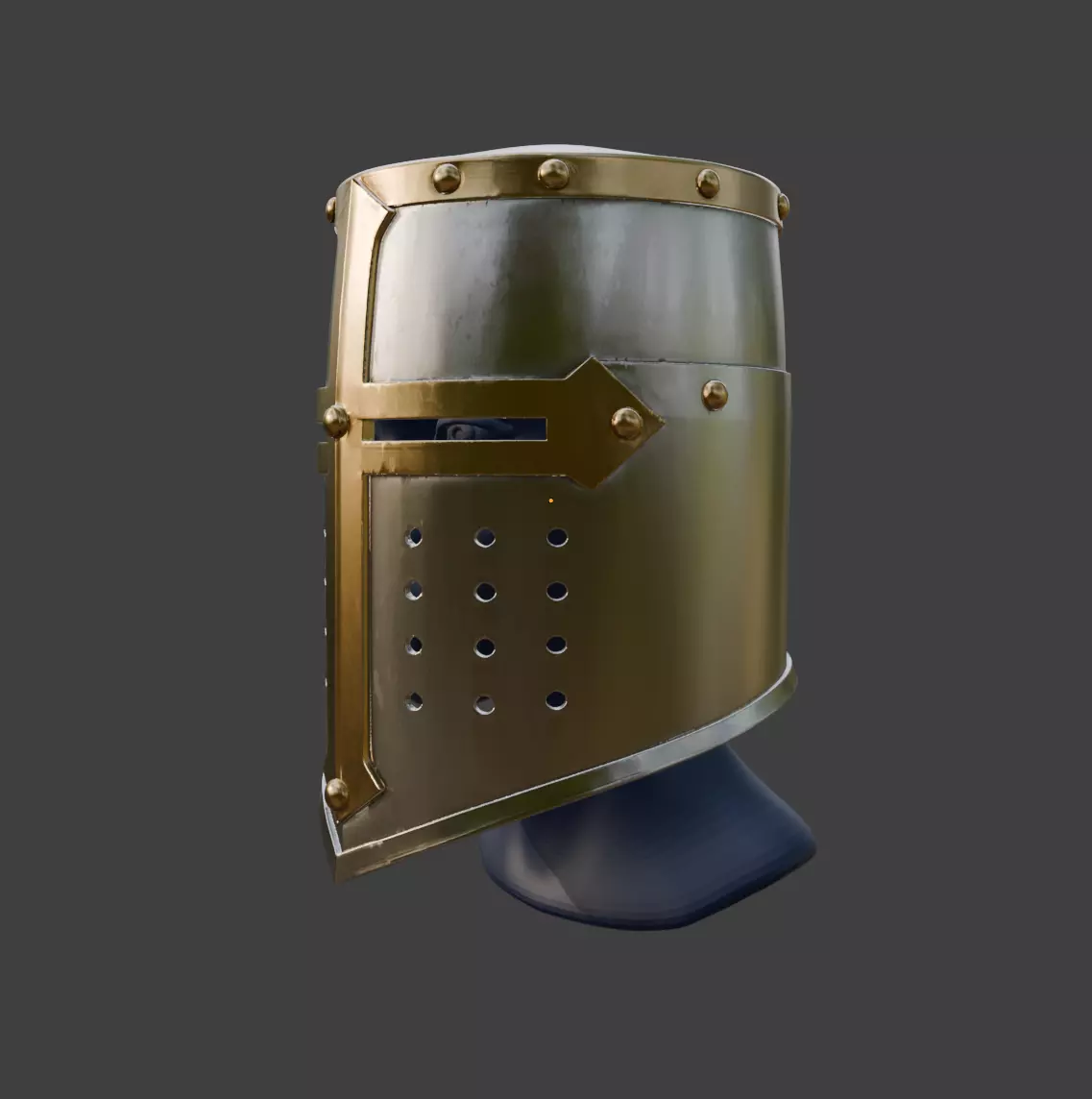 CRUSADER HELM 3D print model_0