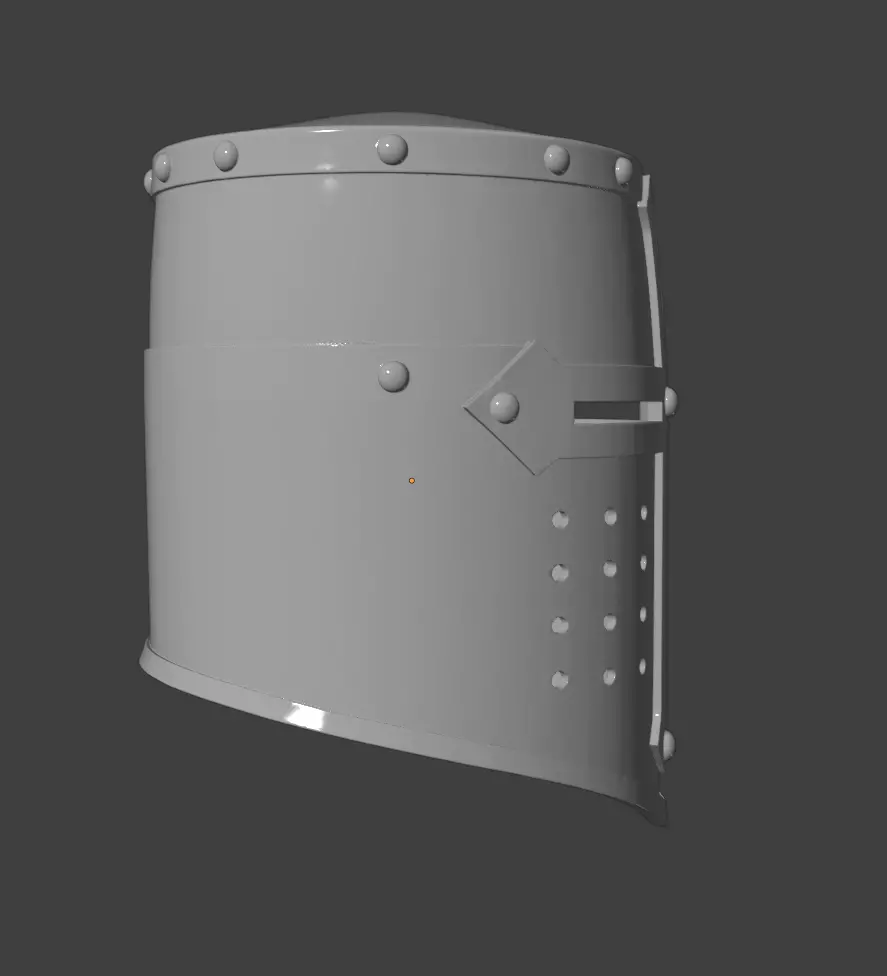 CRUSADER HELM 3D print model_5