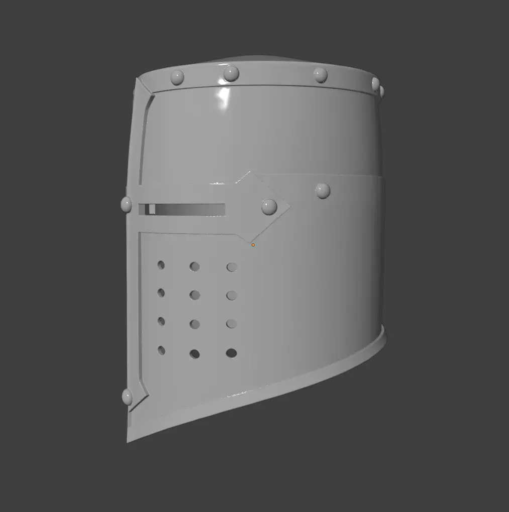 CRUSADER HELM 3D print model_3