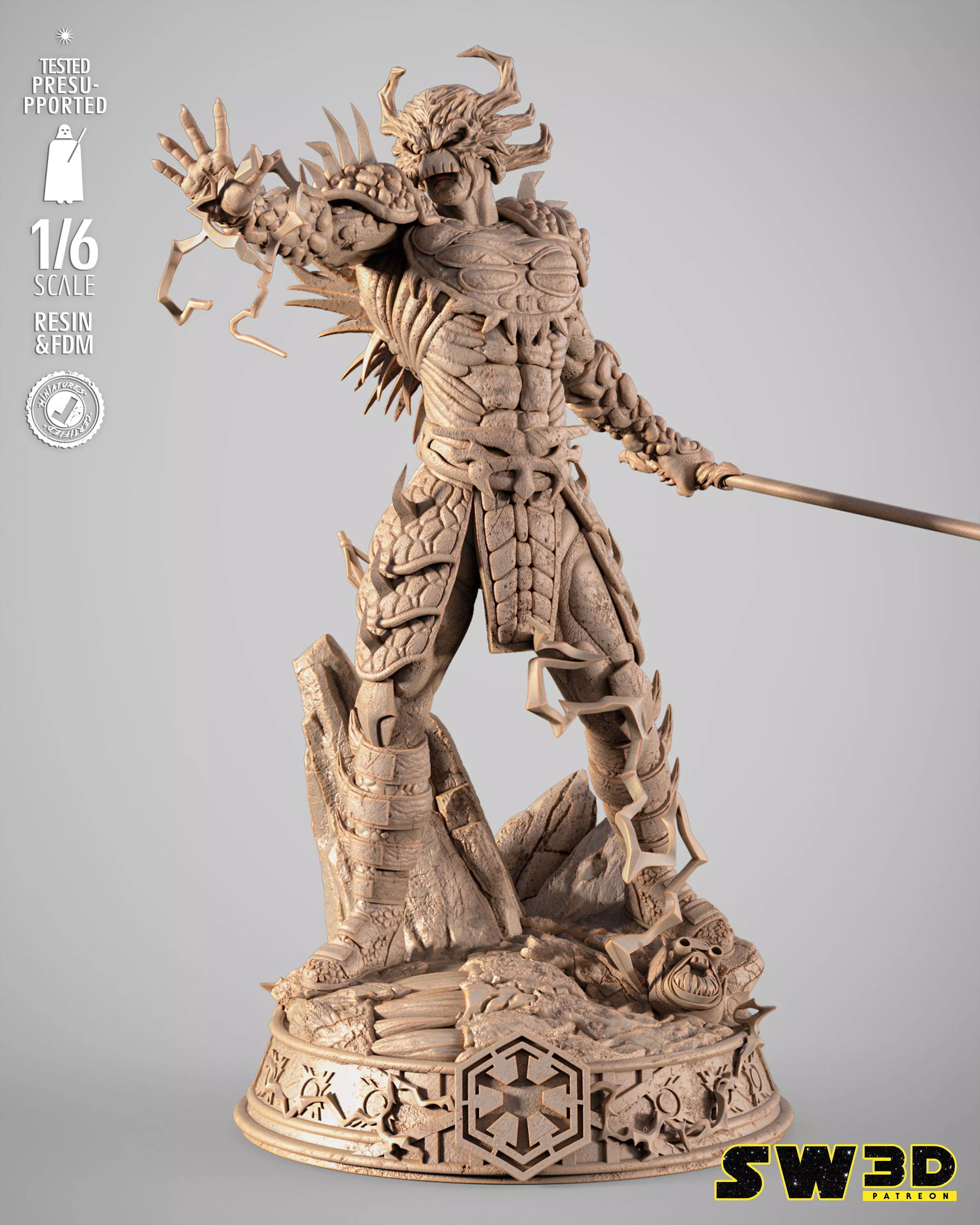 STAR WARS Darth Krayt Sculpture 3D print model