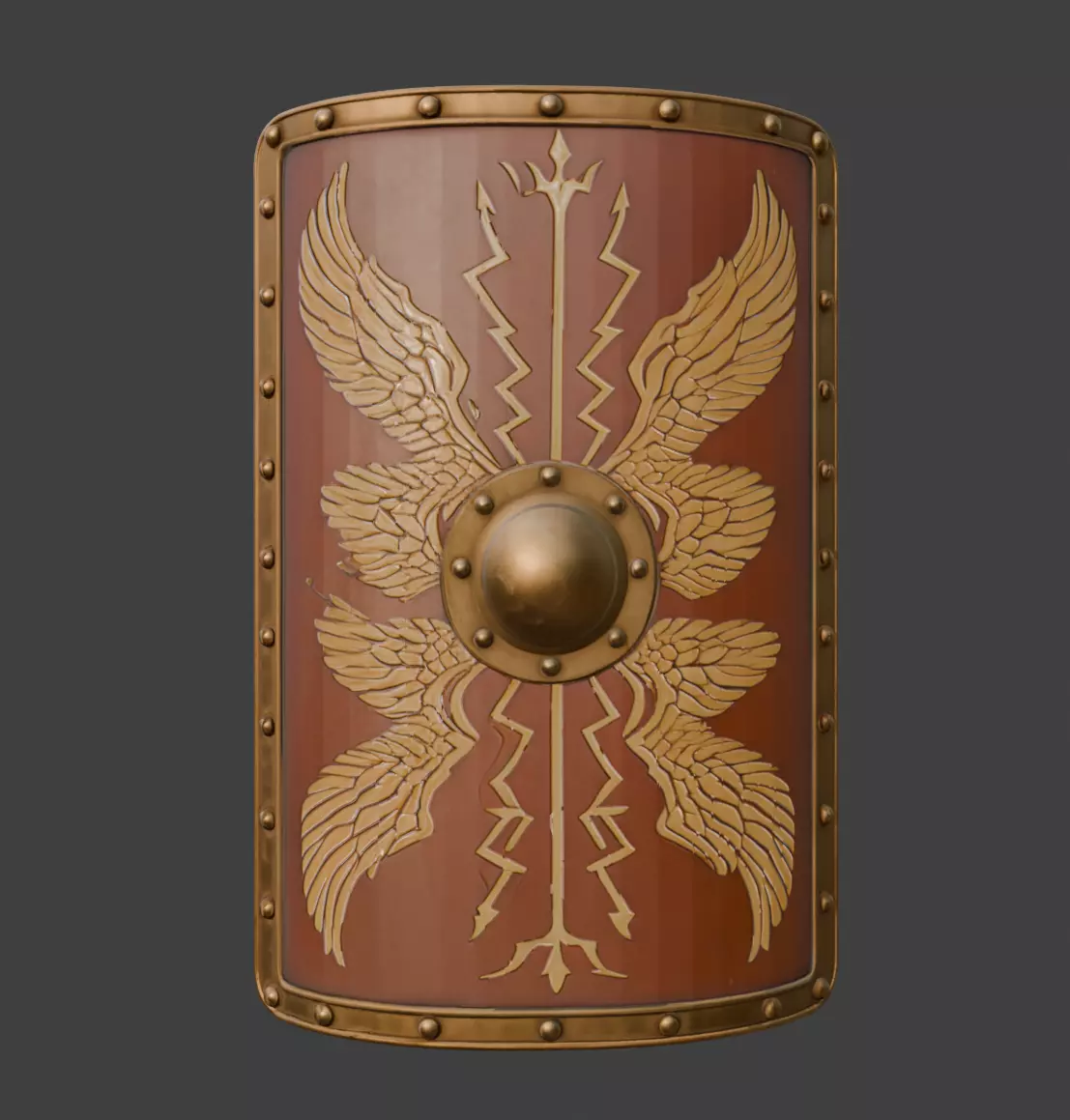 ROMAN SHIELD 3D print model