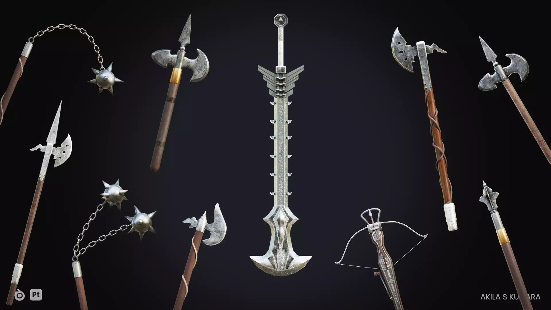 Weapons 3D Model Collection_0