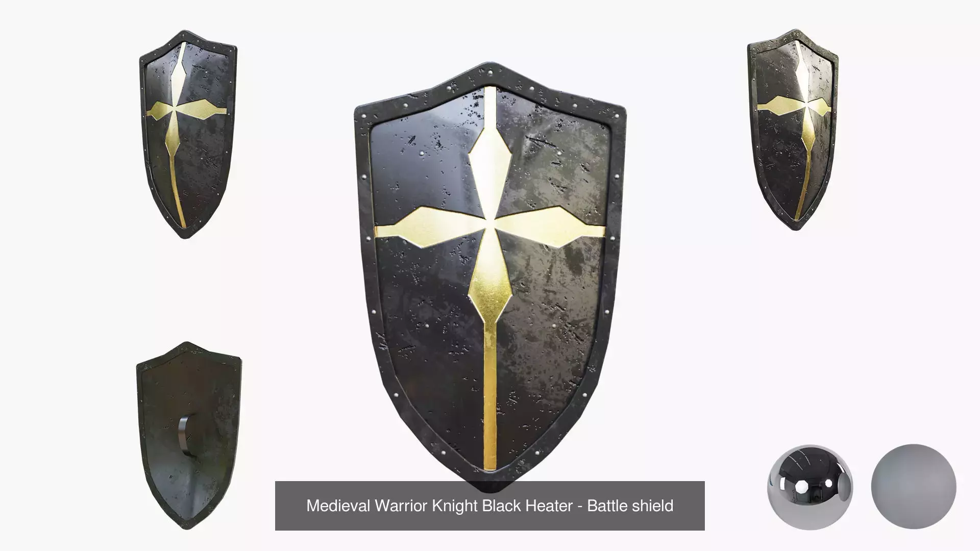 Shields 3D Model Collection_15