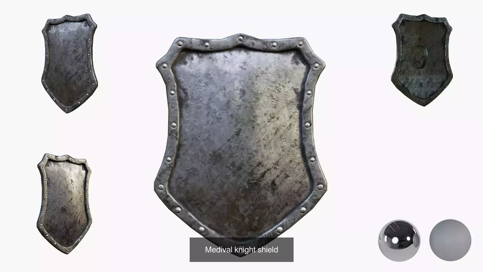 Shields 3D Model Collection_10
