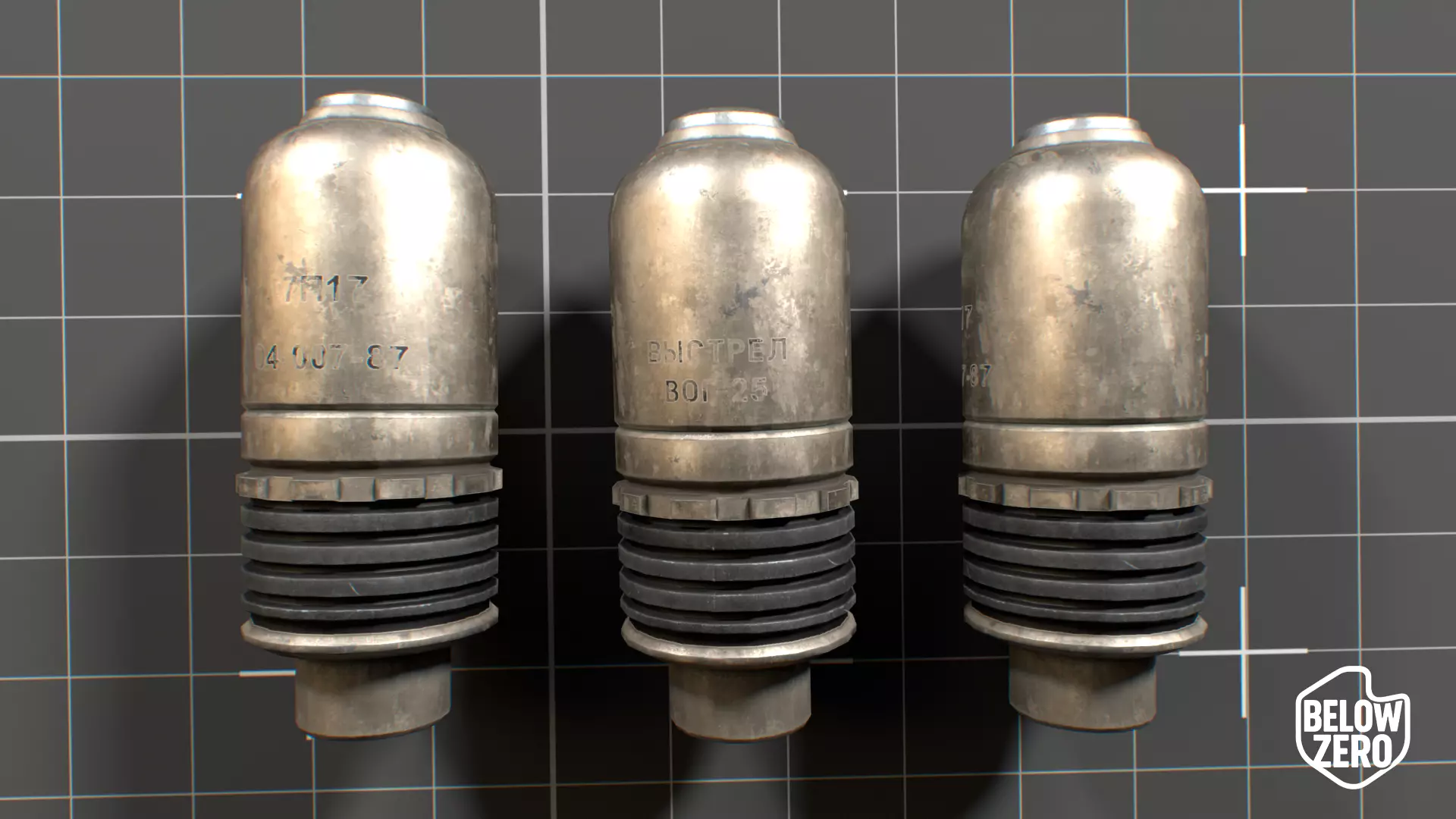 VOG-25 Low-poly 3D model_3