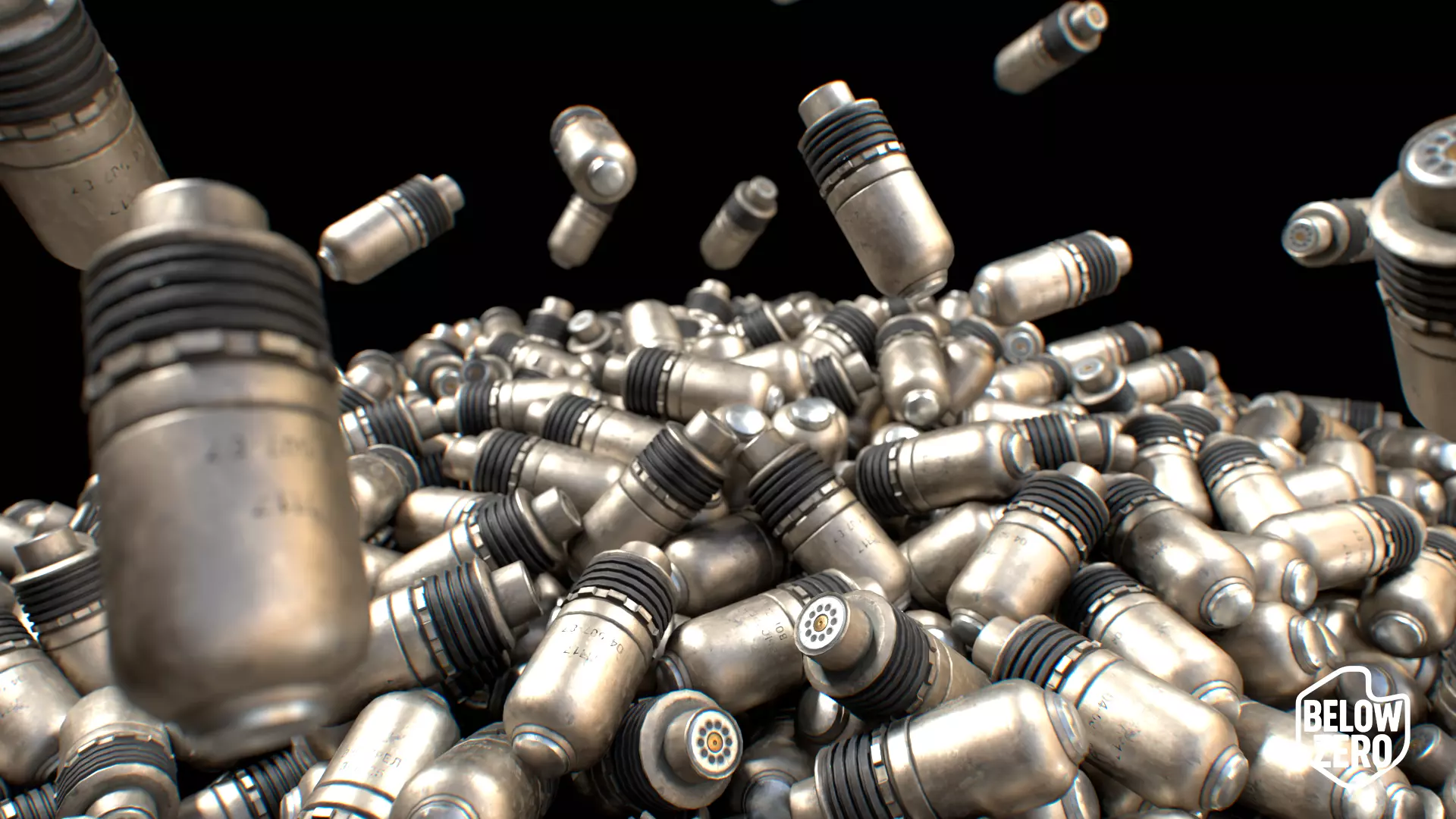 VOG-25 Low-poly 3D model_9