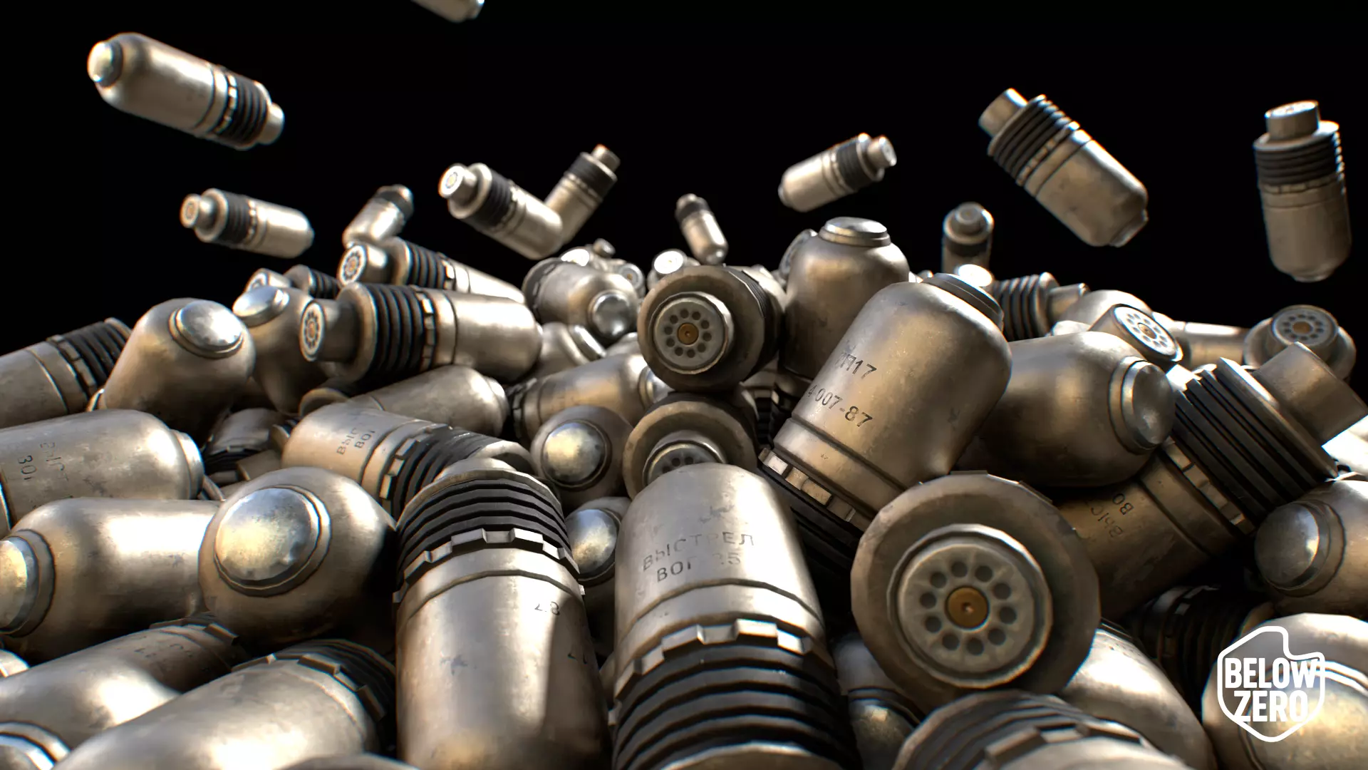 VOG-25 Low-poly 3D model_10