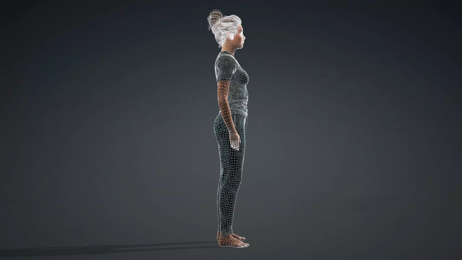 Realistic Woman 3D Model 3D model_13