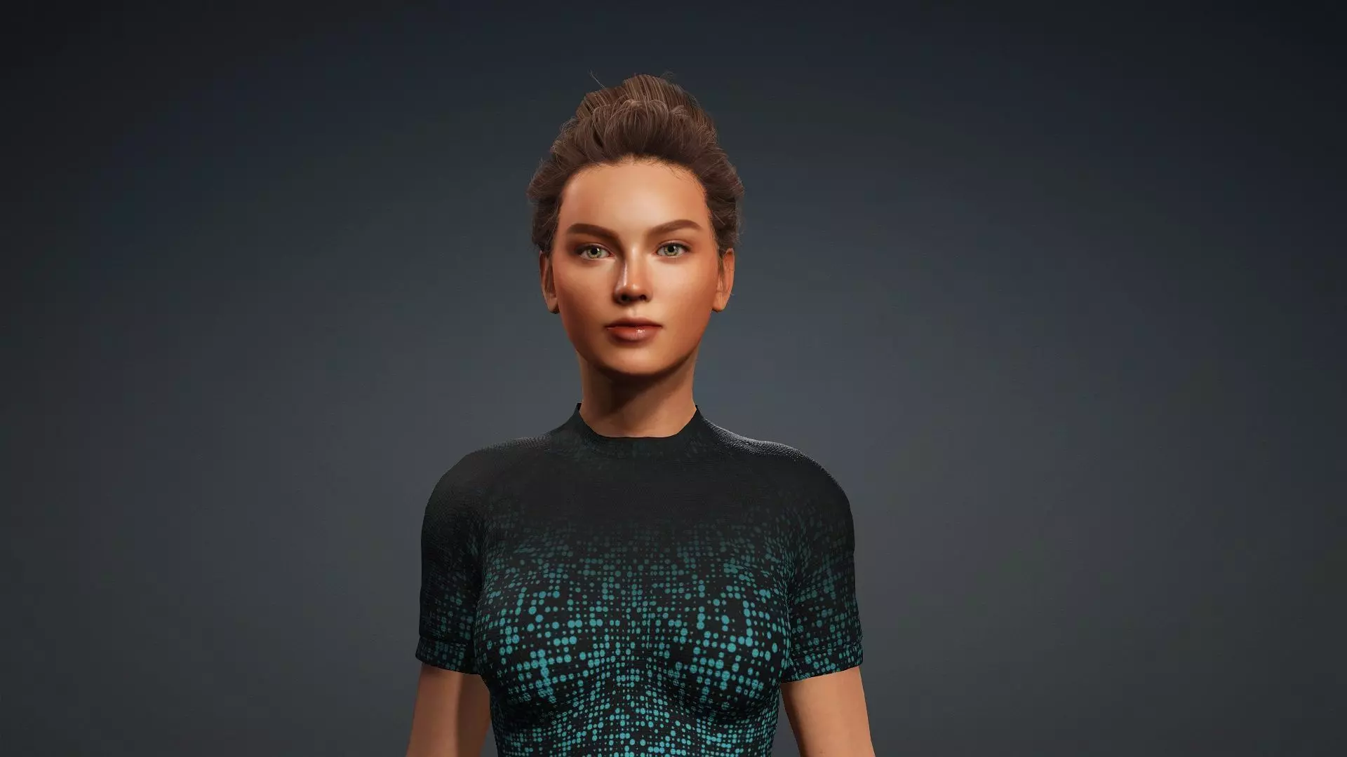 Realistic Woman 3D Model 3D model_7