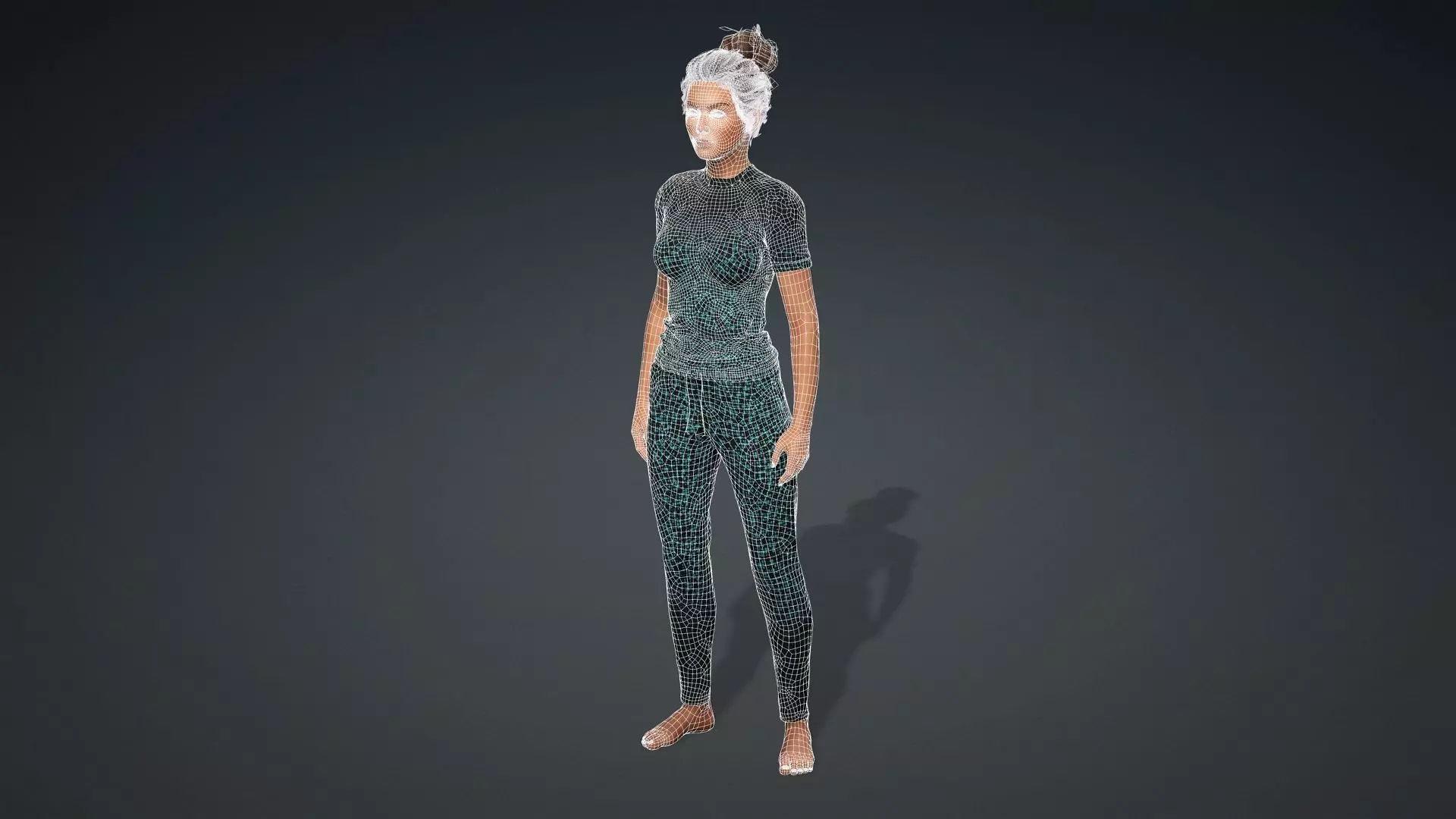 Realistic Woman 3D Model 3D model_21