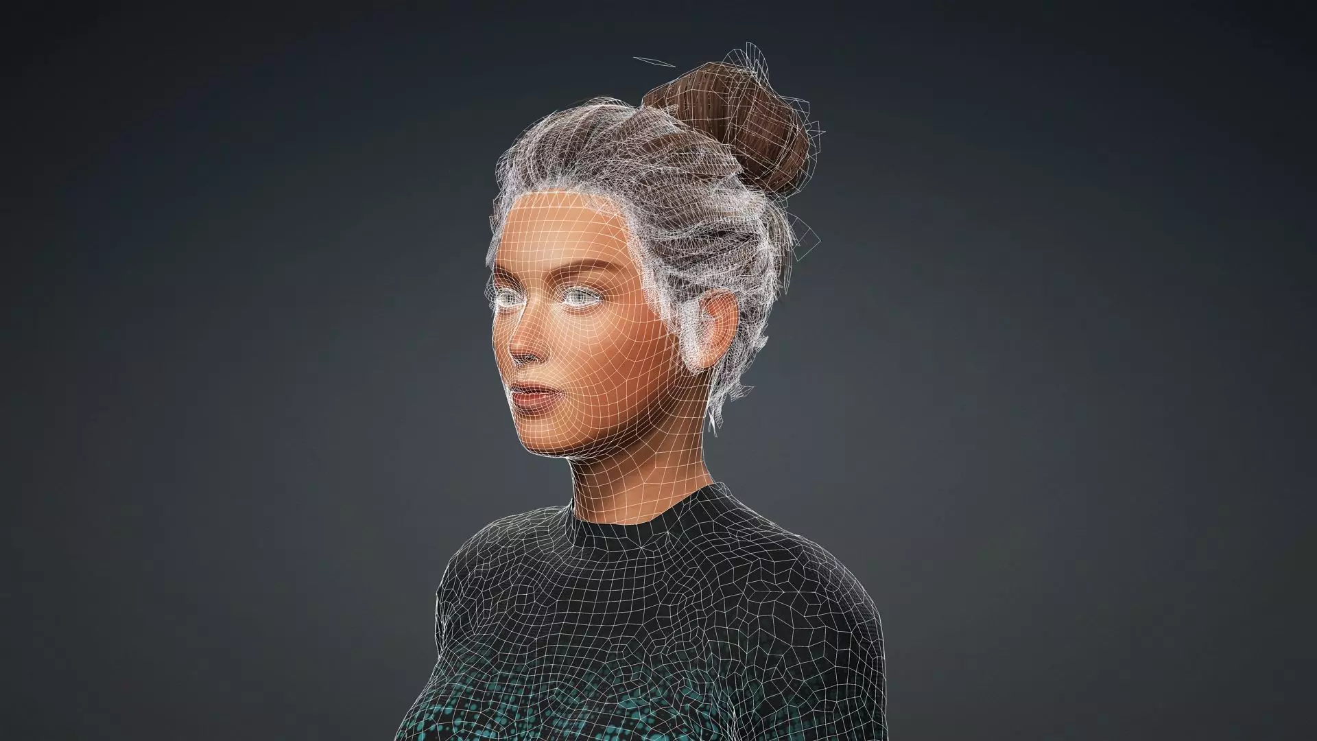 Realistic Woman 3D Model 3D model_19