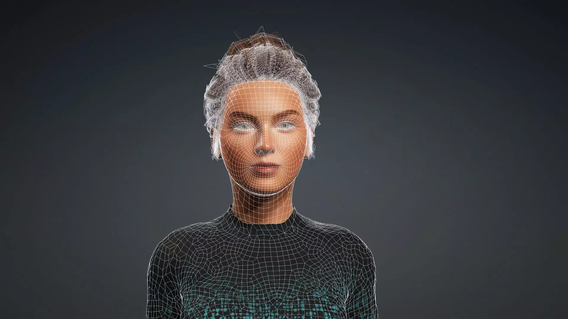 Realistic Woman 3D Model 3D model_17