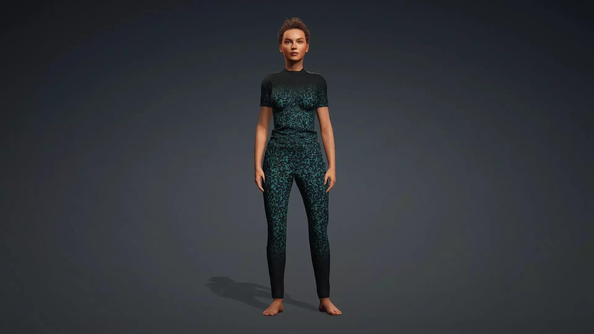 Realistic Woman 3D Model 3D model_2