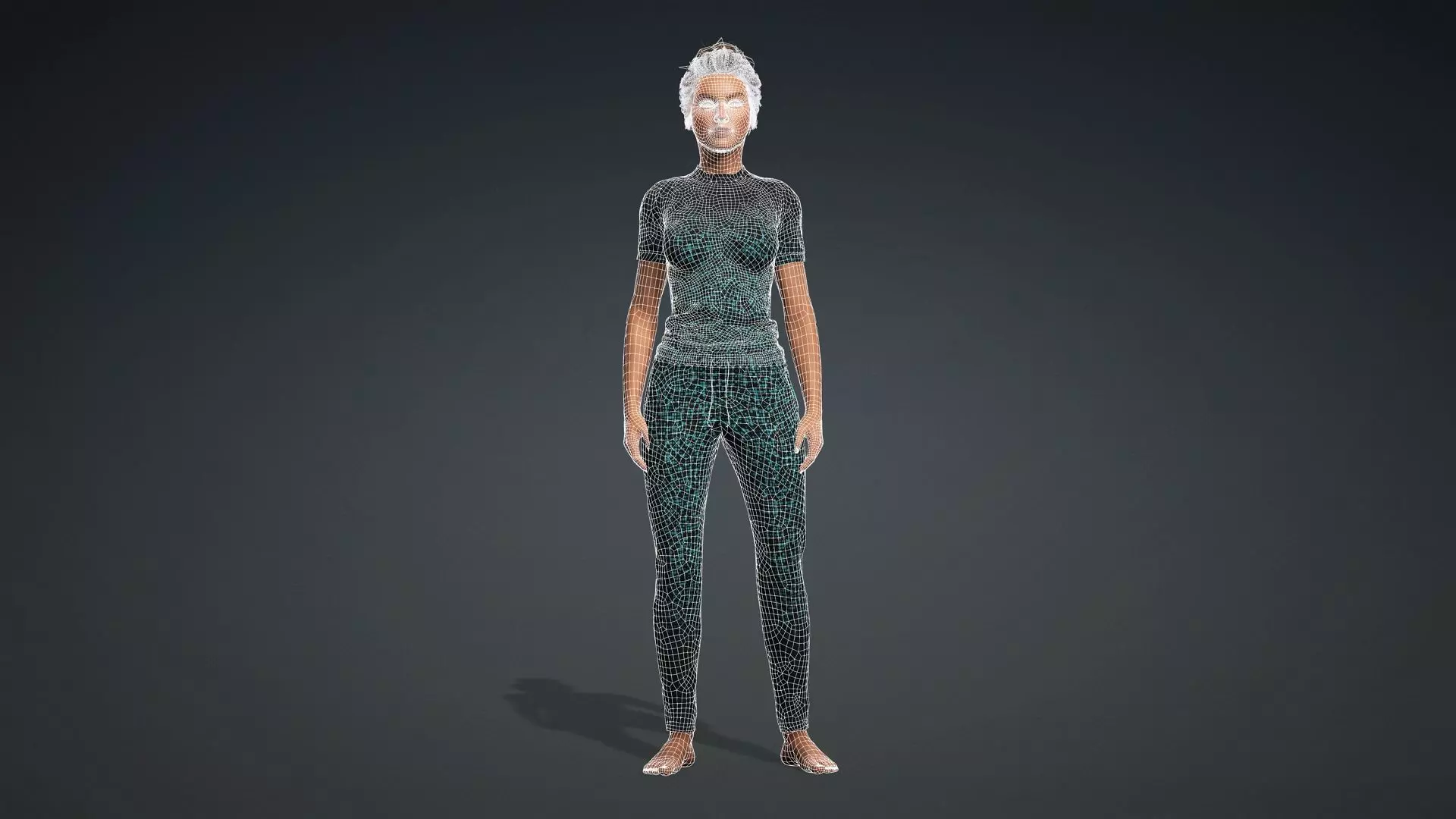 Realistic Woman 3D Model 3D model_12