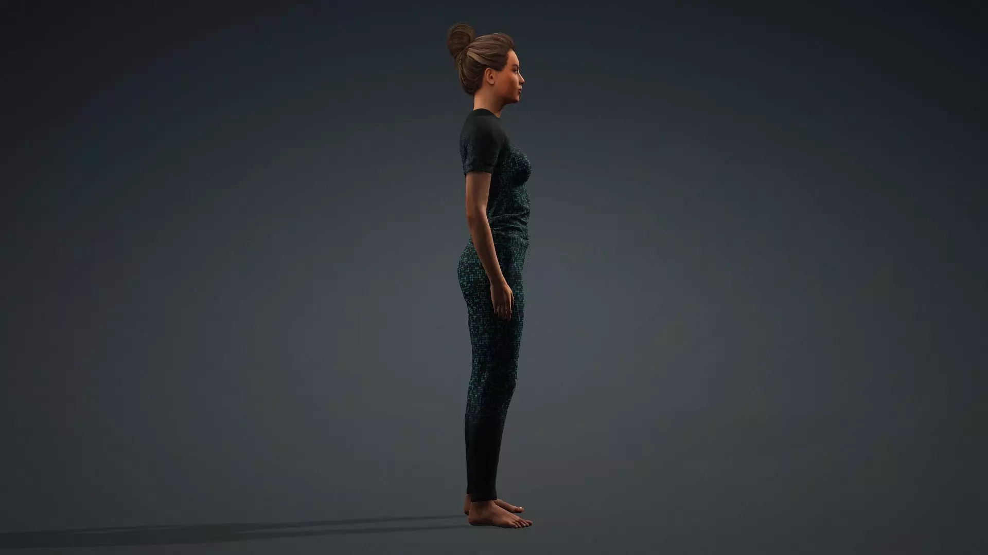 Realistic Woman 3D Model 3D model_3