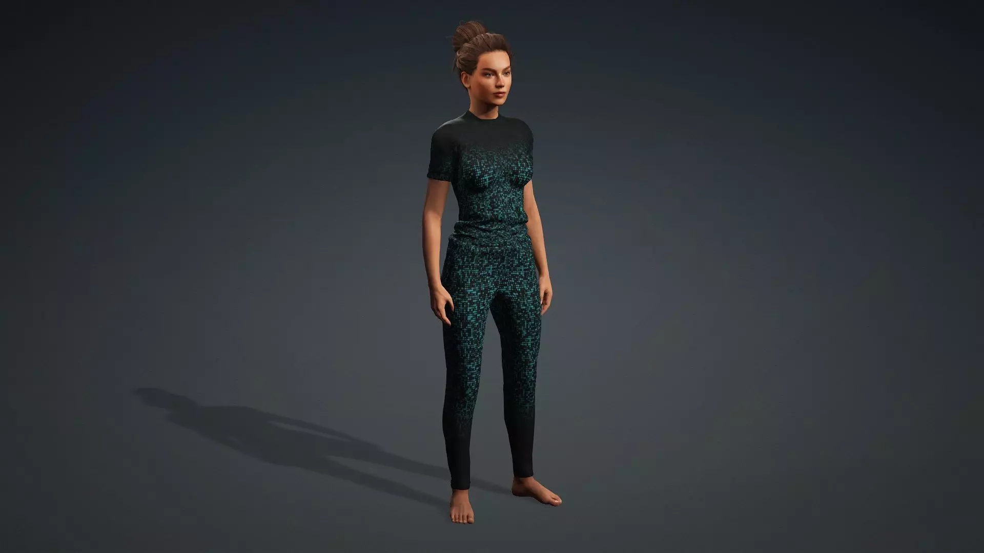 Realistic Woman 3D Model 3D model_10