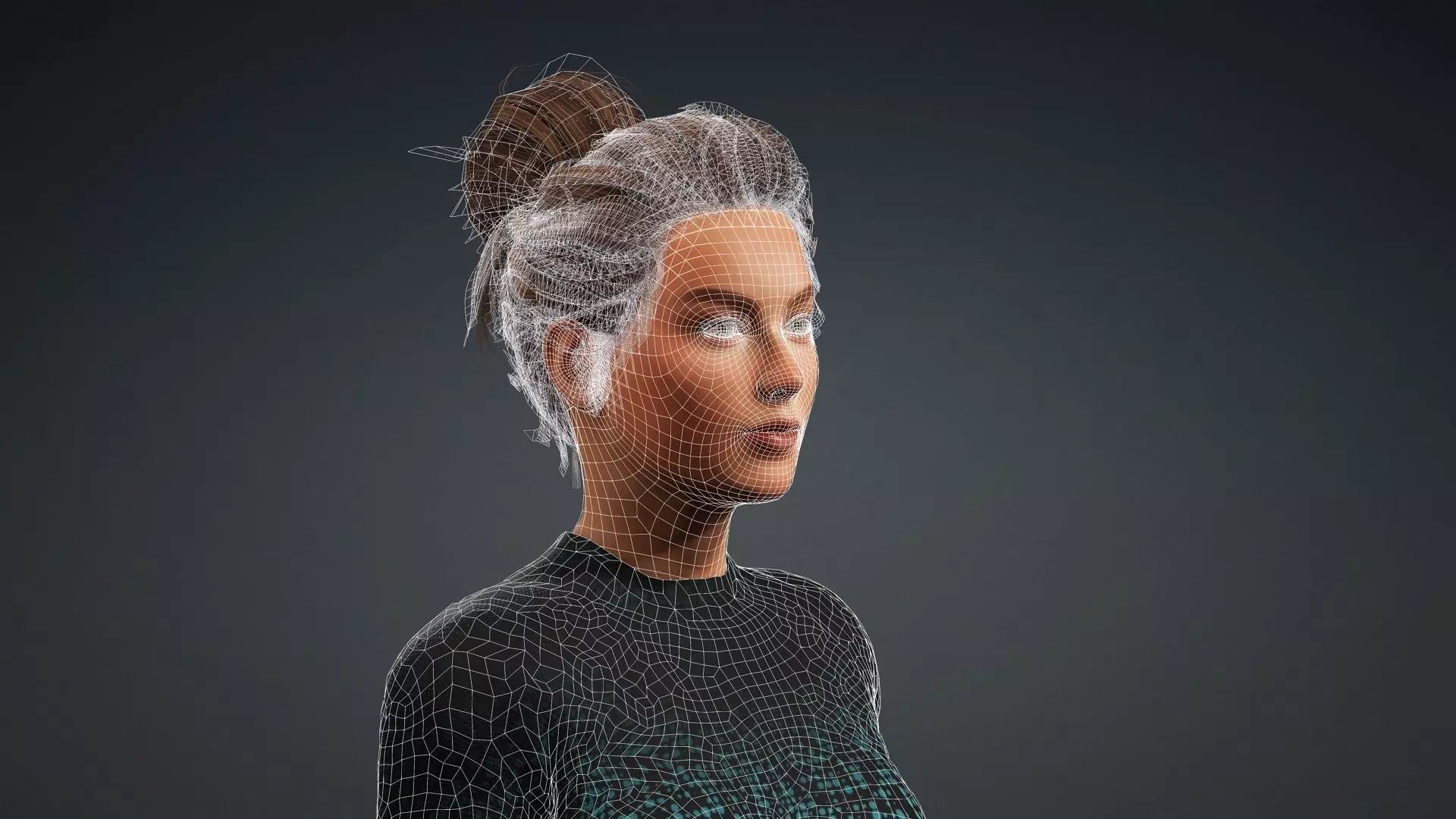 Realistic Woman 3D Model 3D model_18