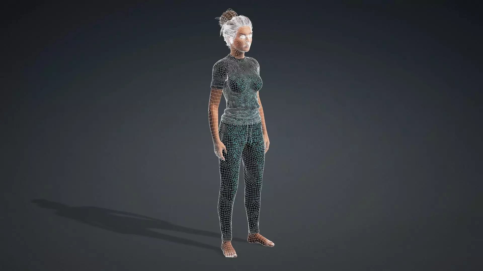 Realistic Woman 3D Model 3D model_20