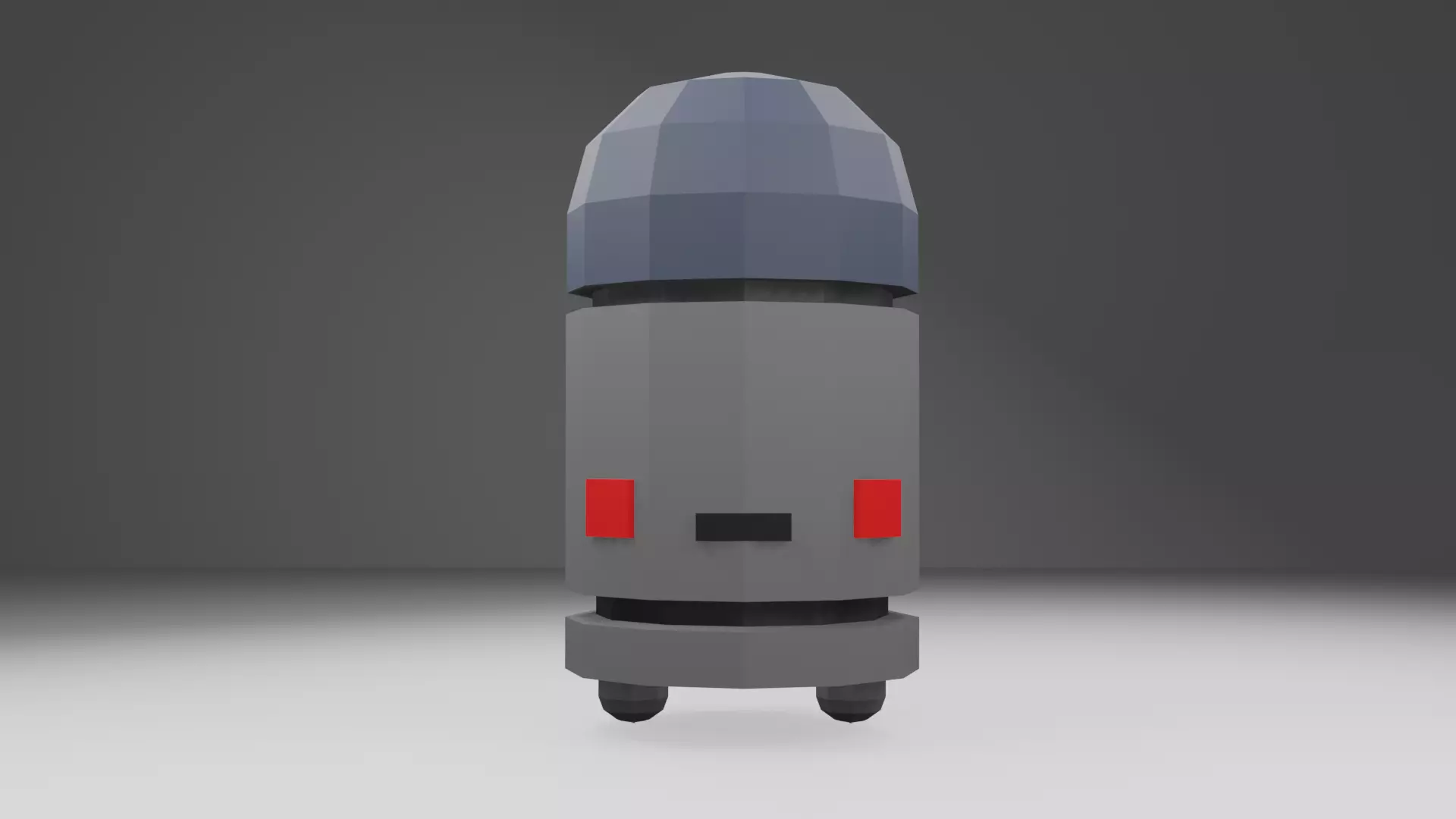 Ashen Bullet Kin Low Polly Model Free low-poly 3D model Free low-poly 3D model_0