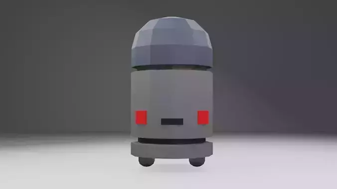 Ashen Bullet Kin Low Polly Model Free low-poly 3D model