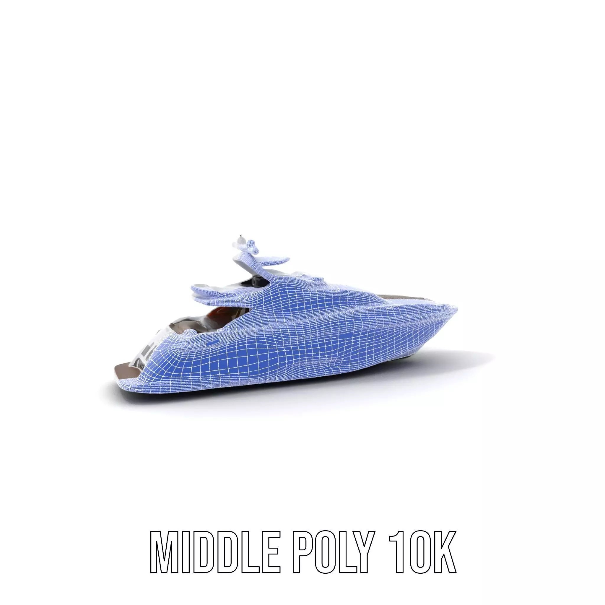 Sleek Yacht model pack Low-poly 3D model_24