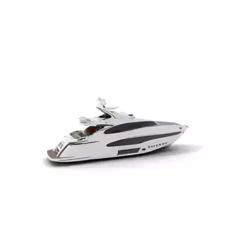 Sleek Yacht model pack Low-poly 3D model