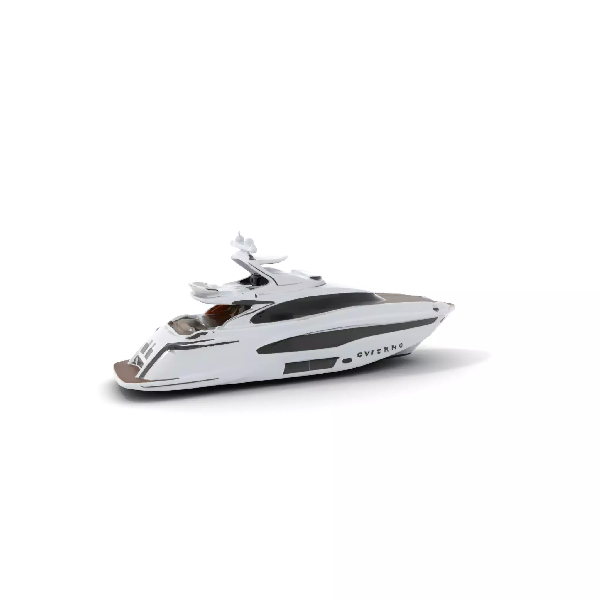 Sleek Yacht model pack Low-poly 3D model_0