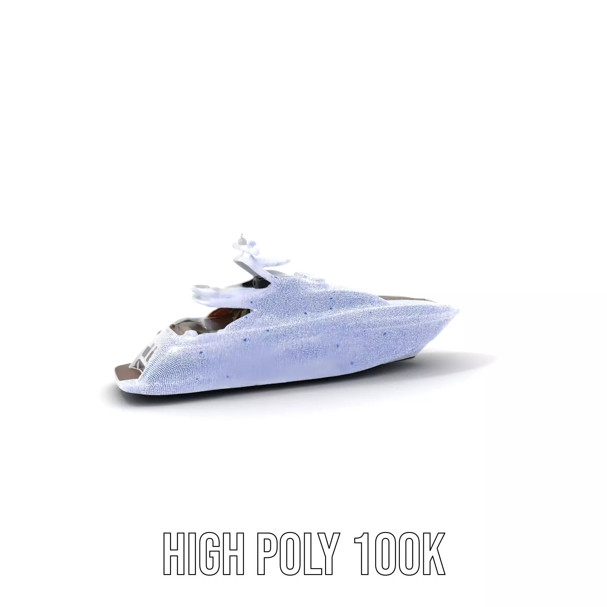 Sleek Yacht model pack Low-poly 3D model_4