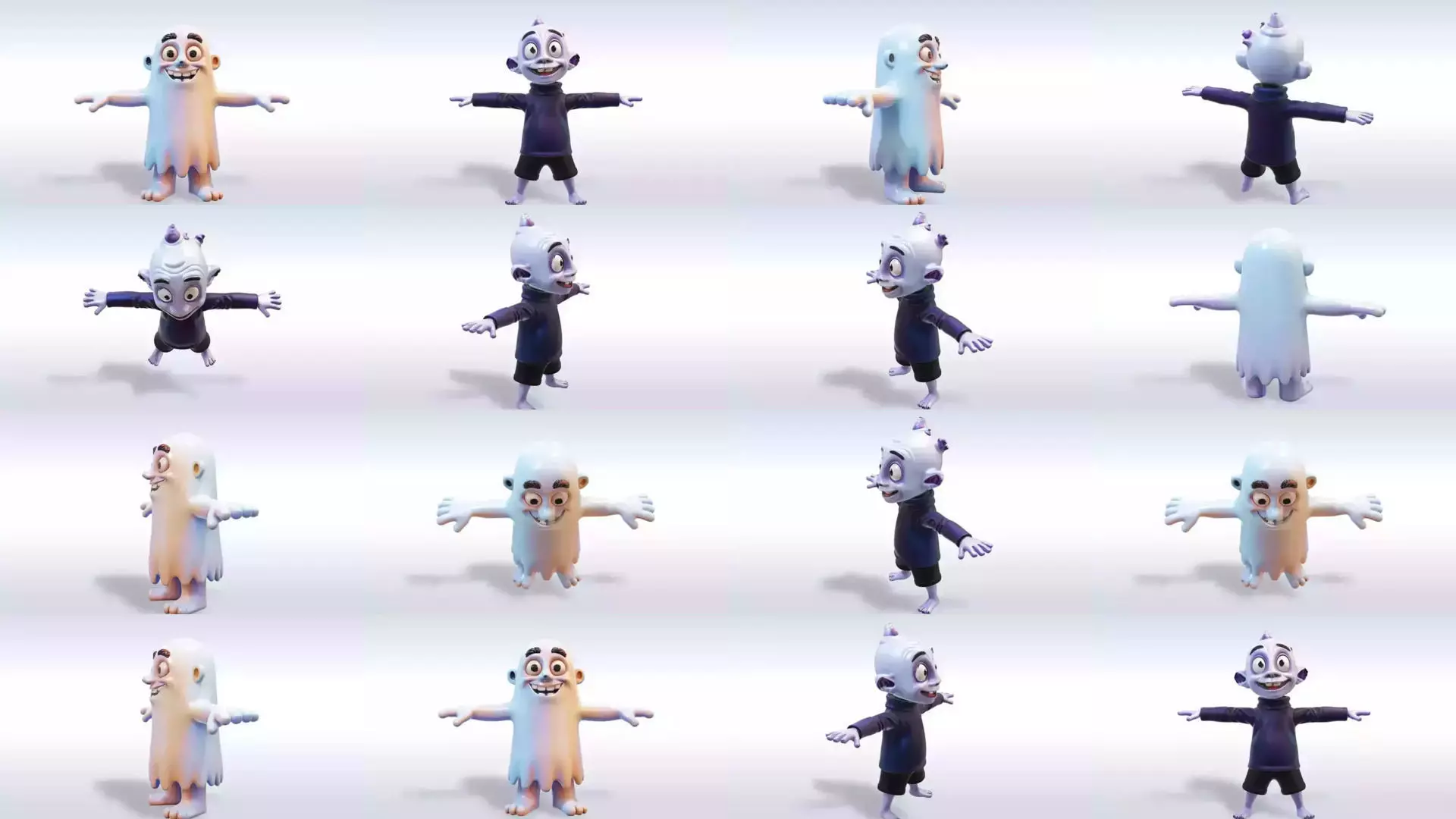 3d Halloween Character Collection _1