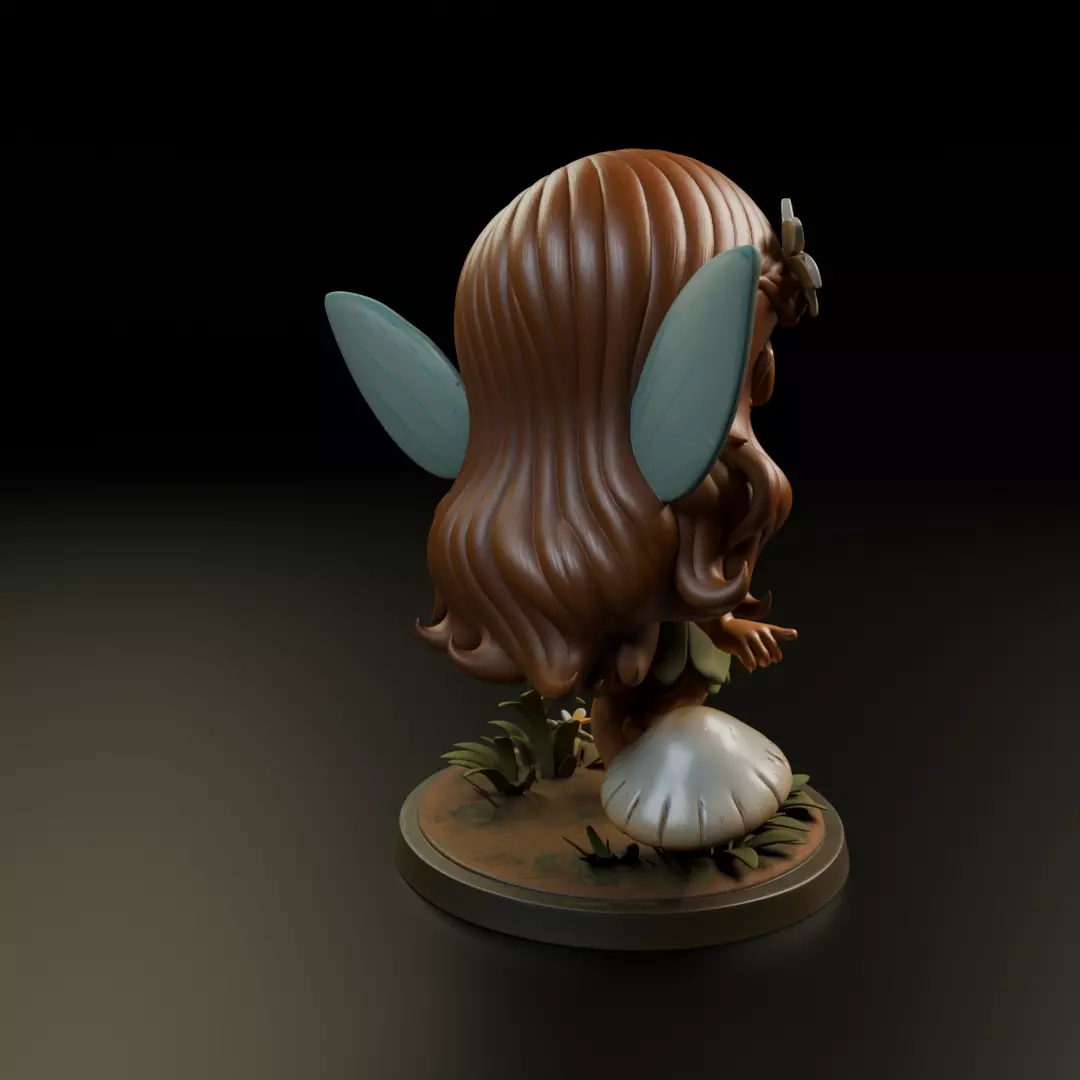 chibi fairy 3D print model_14
