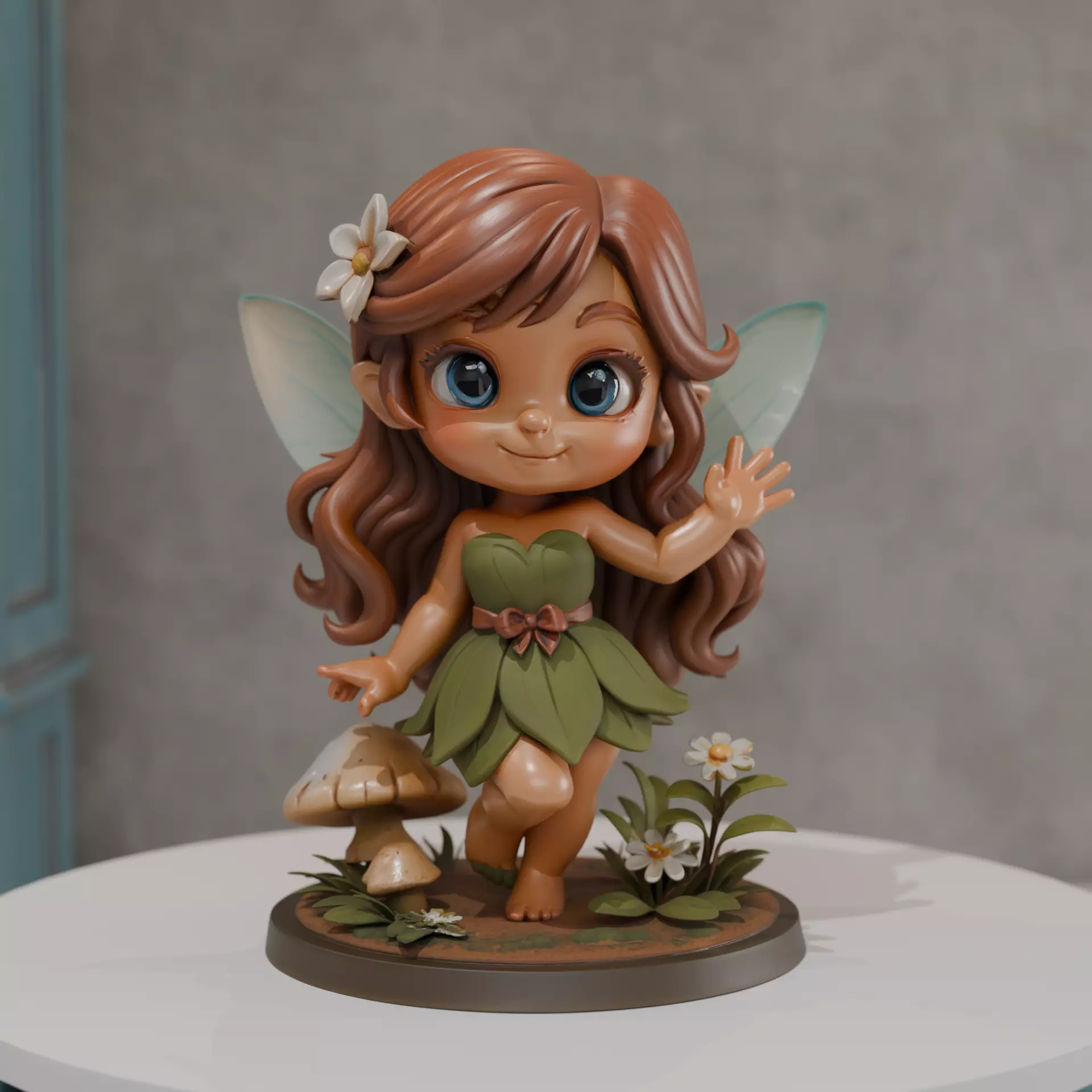 chibi fairy 3D print model_0