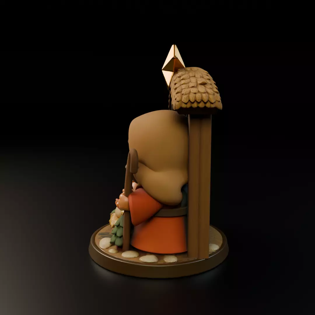 nativity scene 3D print model_3