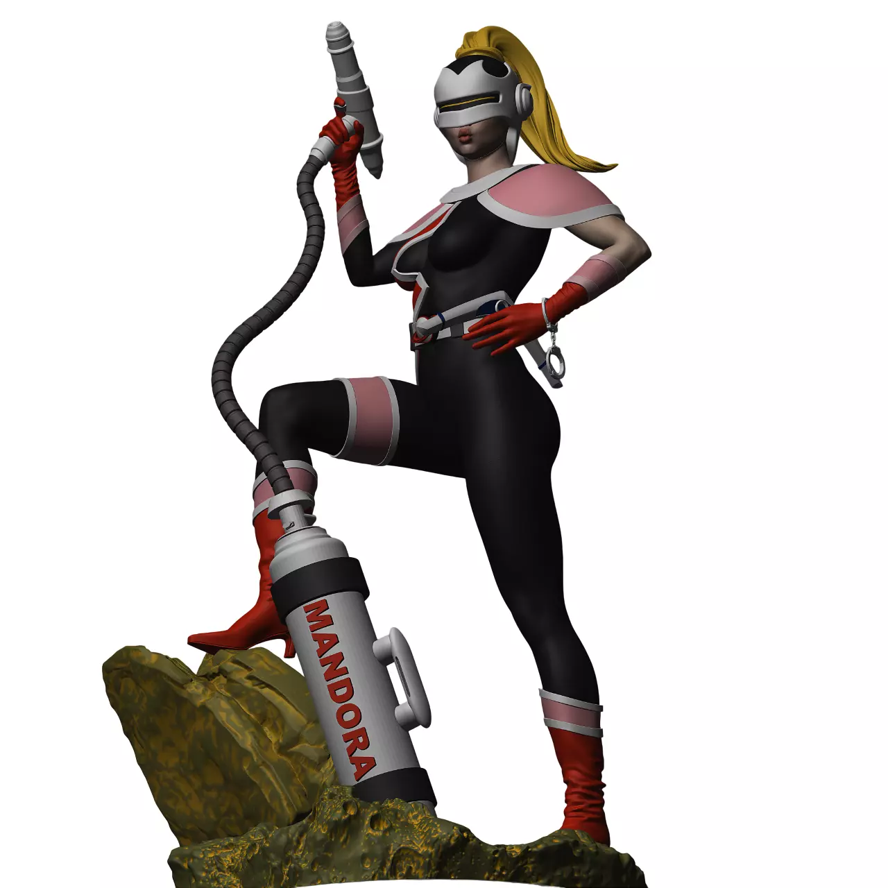 Mandora The Evil ChaserThundercats STL files 3D printing 3D print model_7