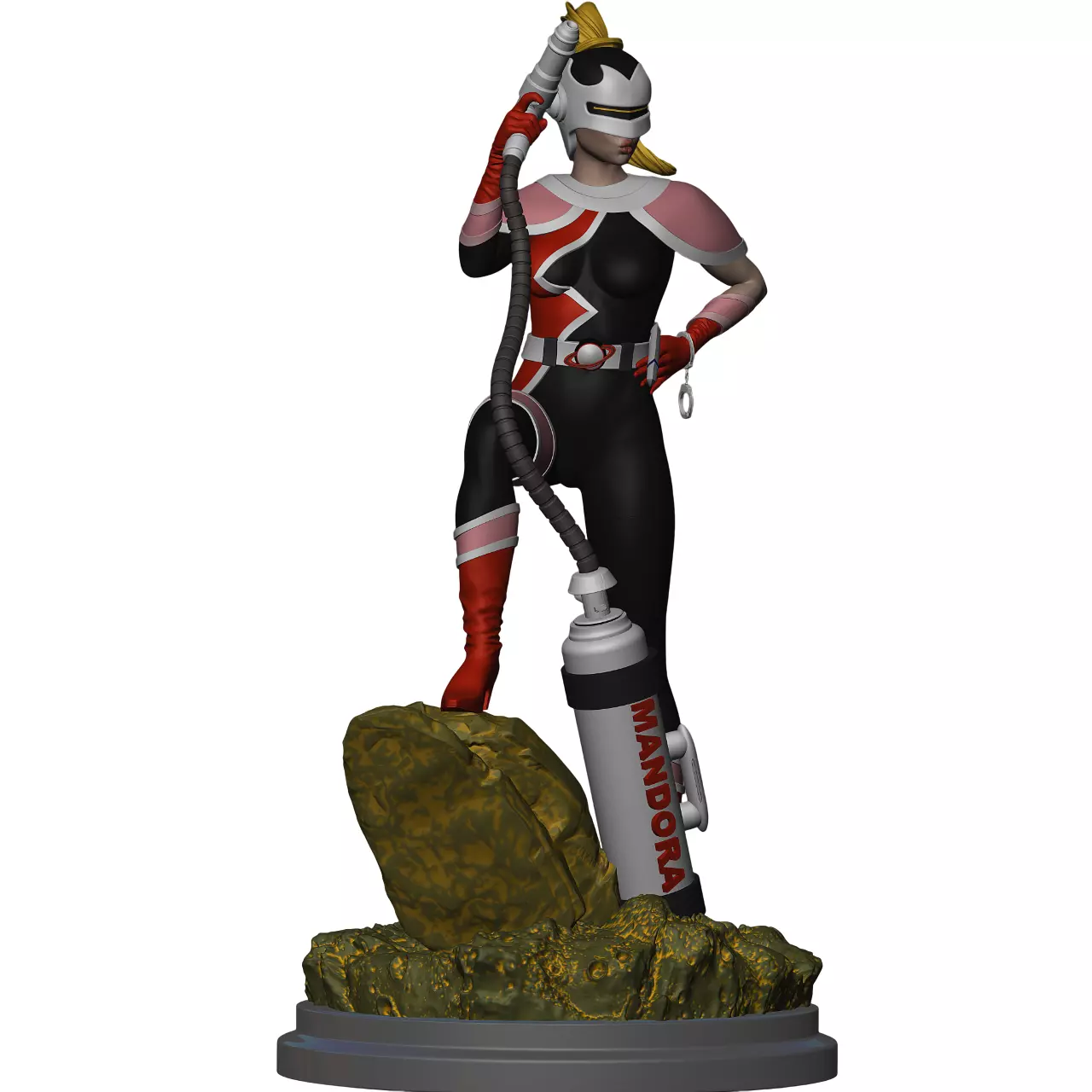 Mandora The Evil ChaserThundercats STL files 3D printing 3D print model_5