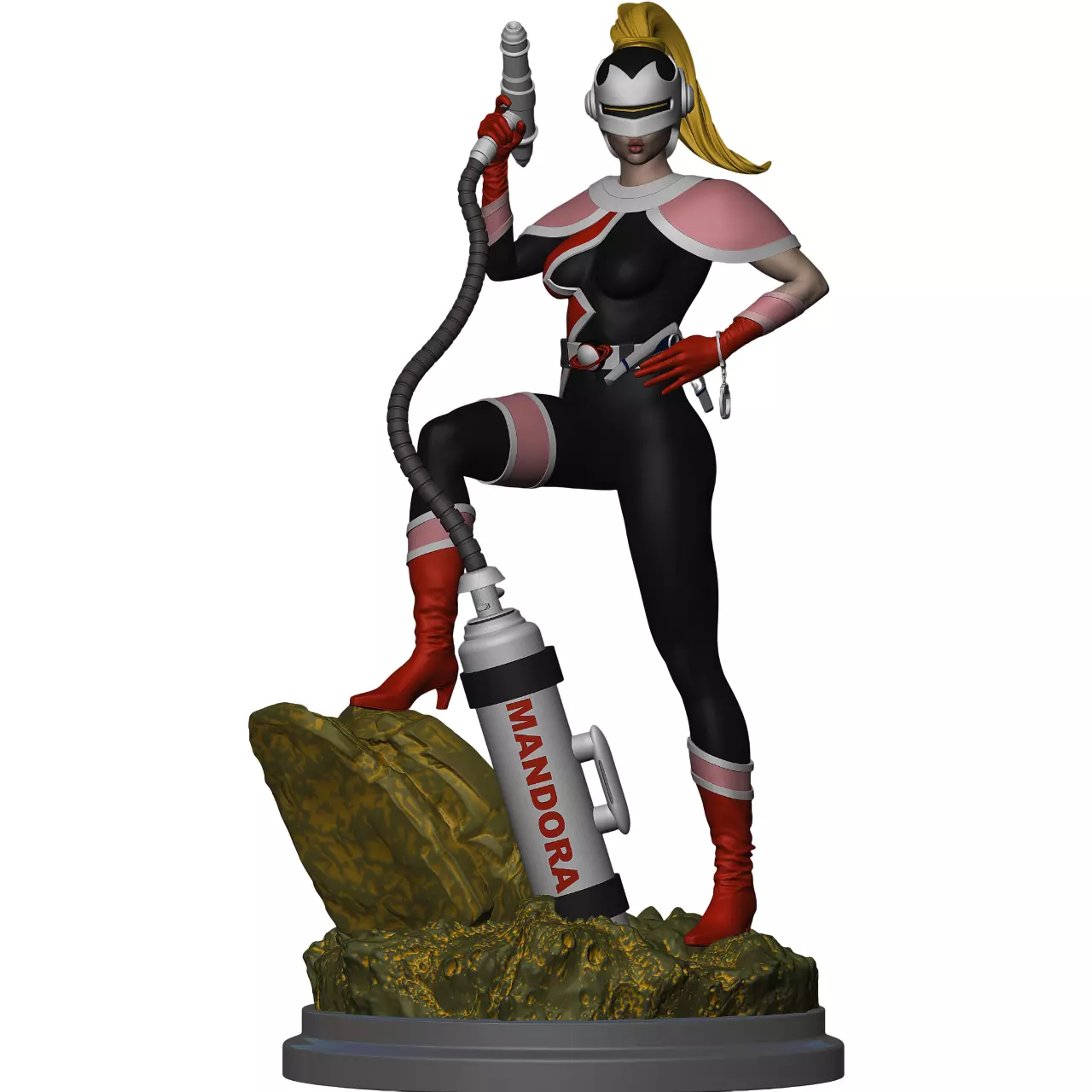 Mandora The Evil ChaserThundercats STL files 3D printing 3D print model_1