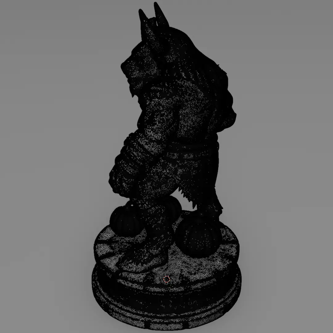 Halloween Minotaur Figurine 3D model for 3D printing 3D print model_15