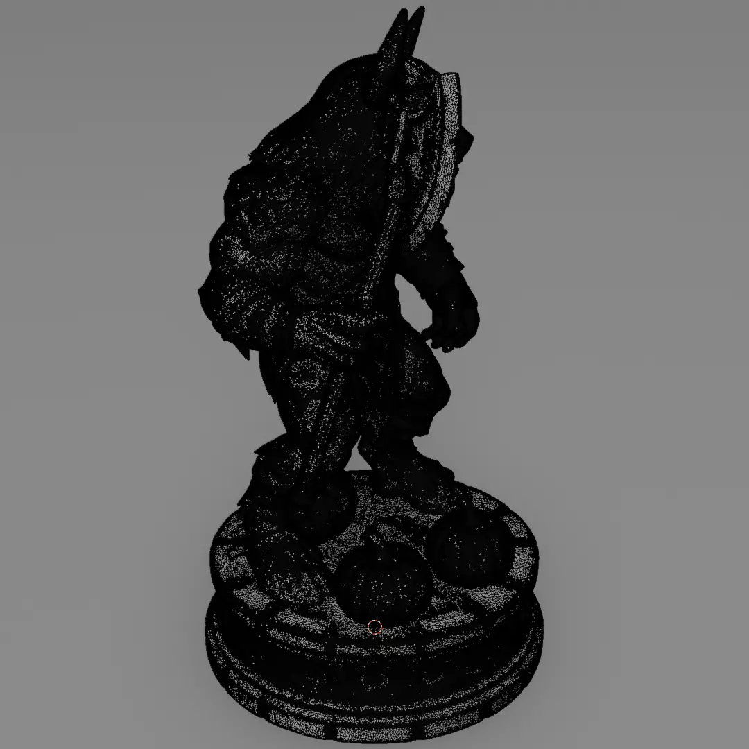 Halloween Minotaur Figurine 3D model for 3D printing 3D print model_14