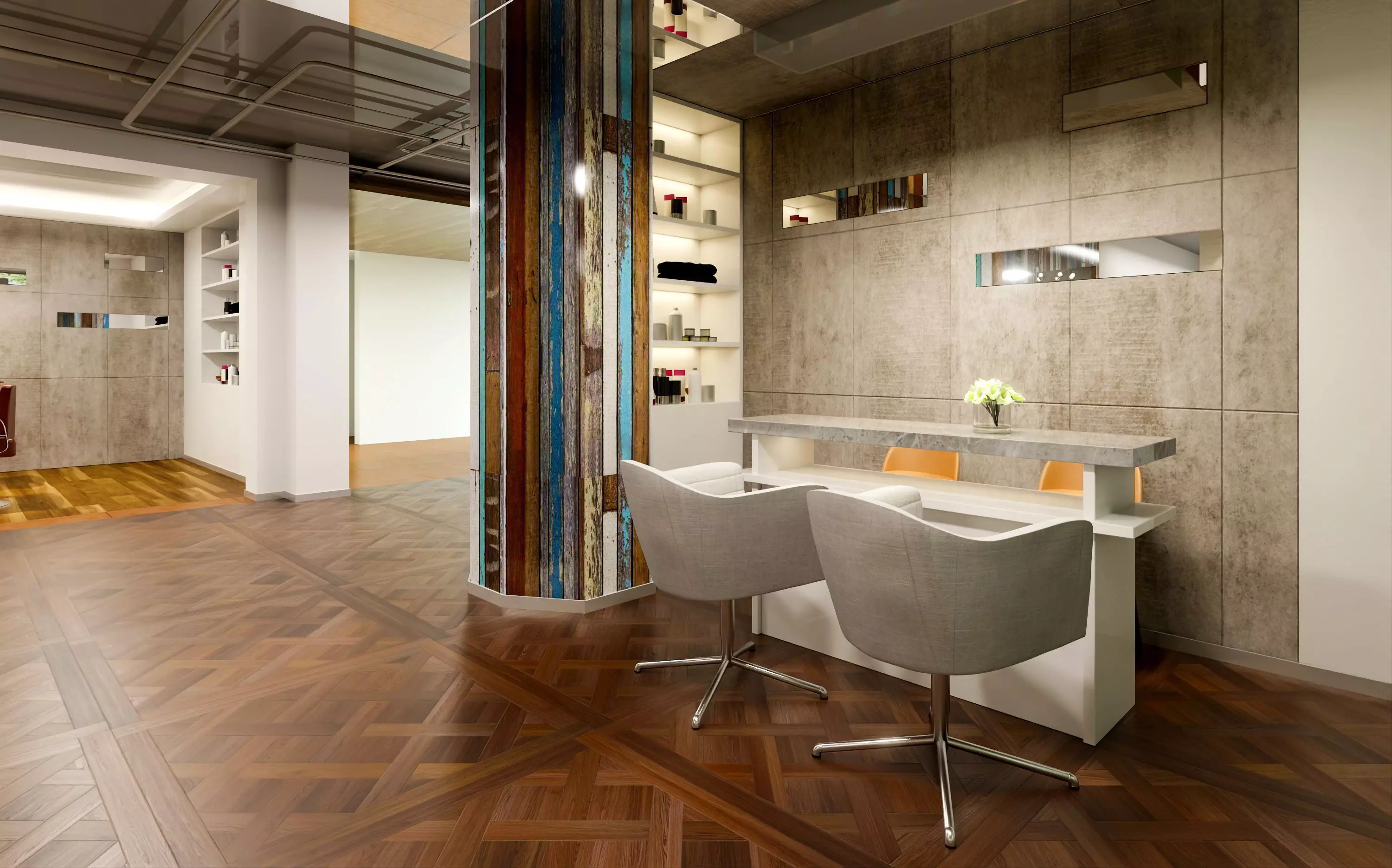 hair salon hairdressing 3d design 3D model