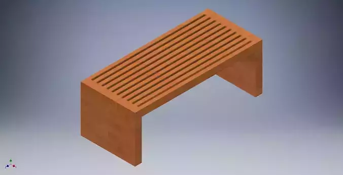 Wood Bench