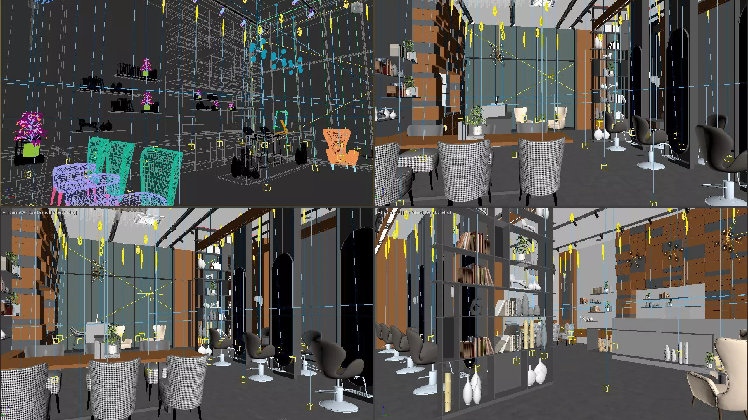 Beauty parlour appliances and furniture 3D model_22