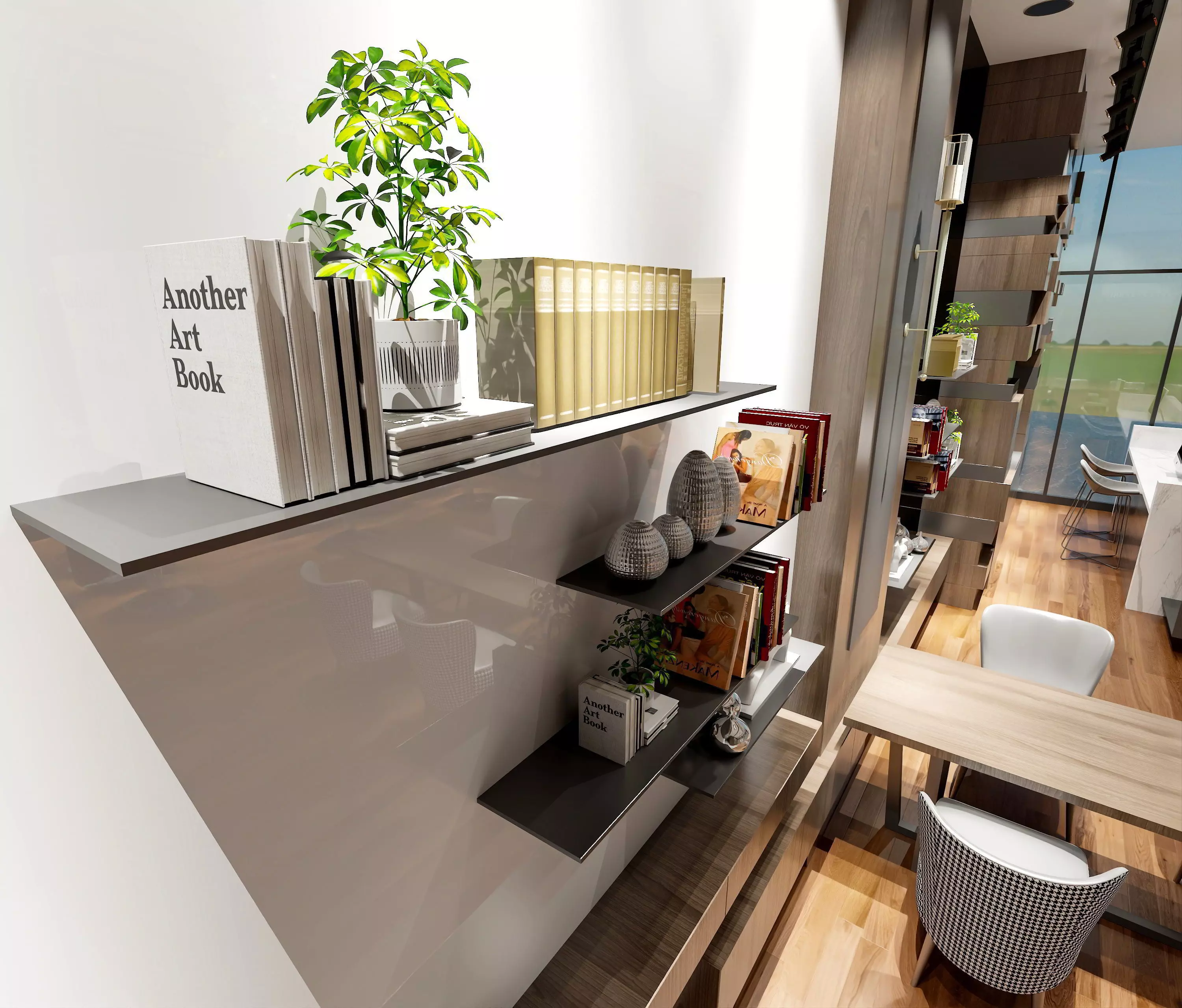 Beauty parlour appliances and furniture 3D model_9