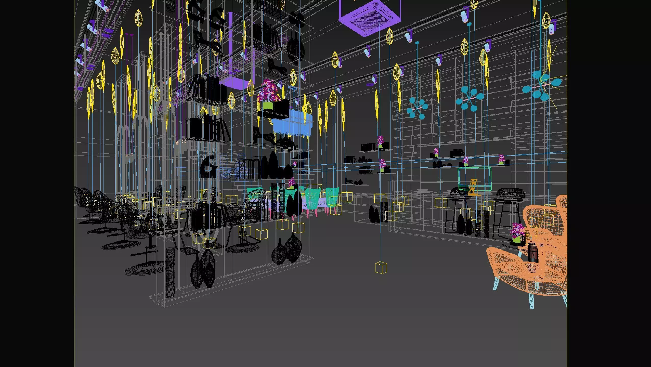 Beauty parlour appliances and furniture 3D model_19