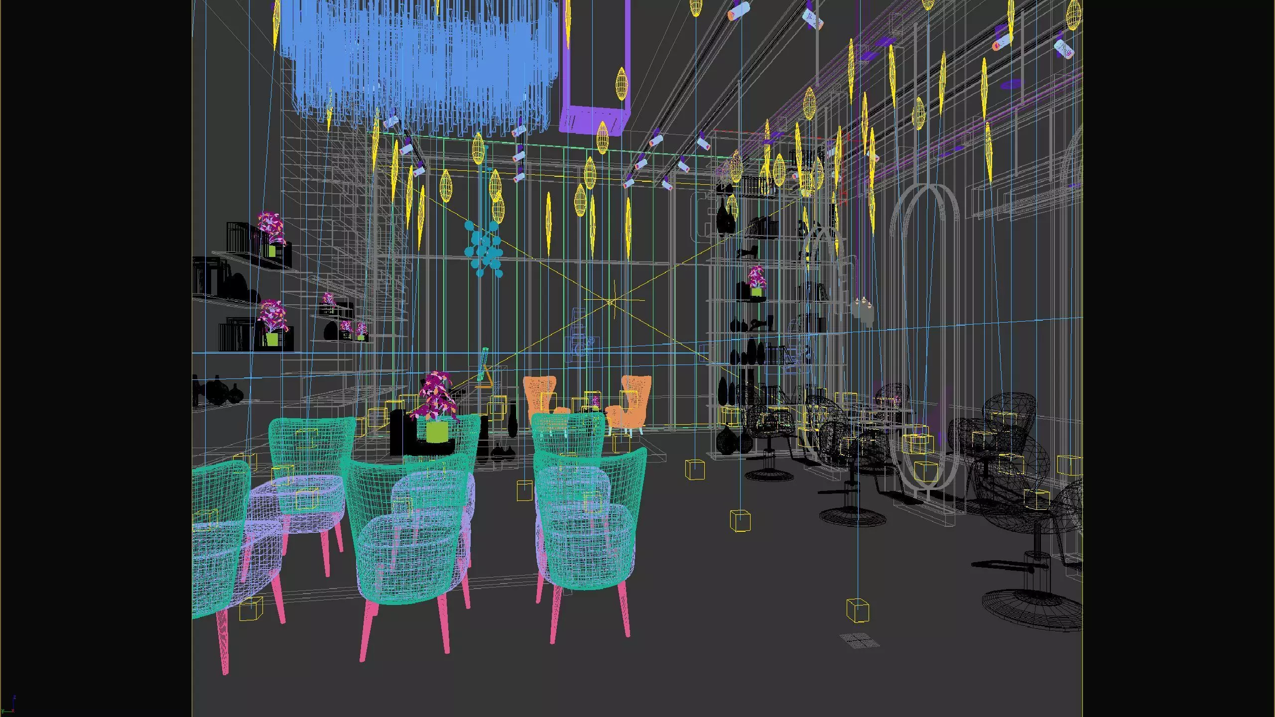 Beauty parlour appliances and furniture 3D model_20