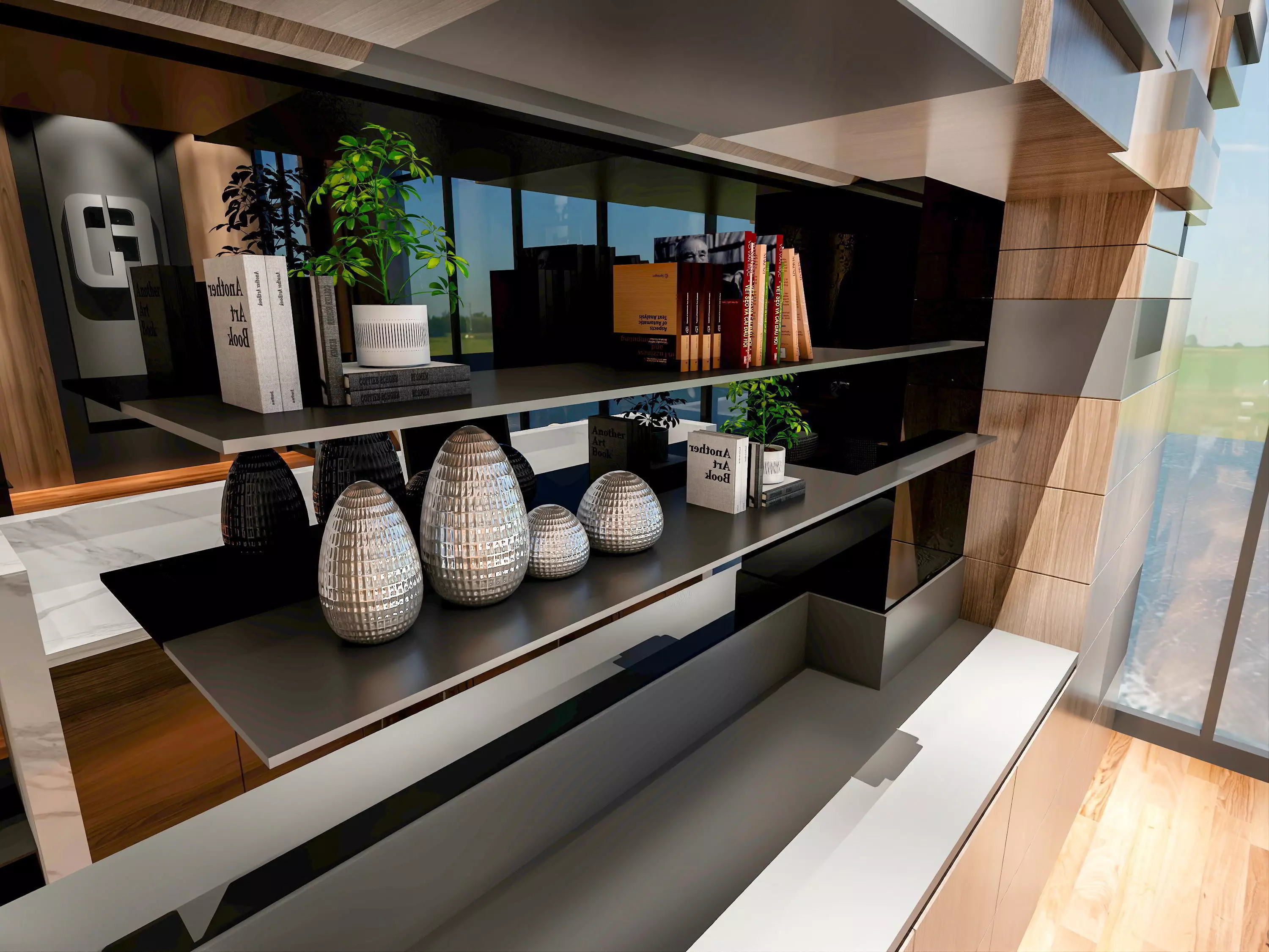 Beauty parlour appliances and furniture 3D model_5