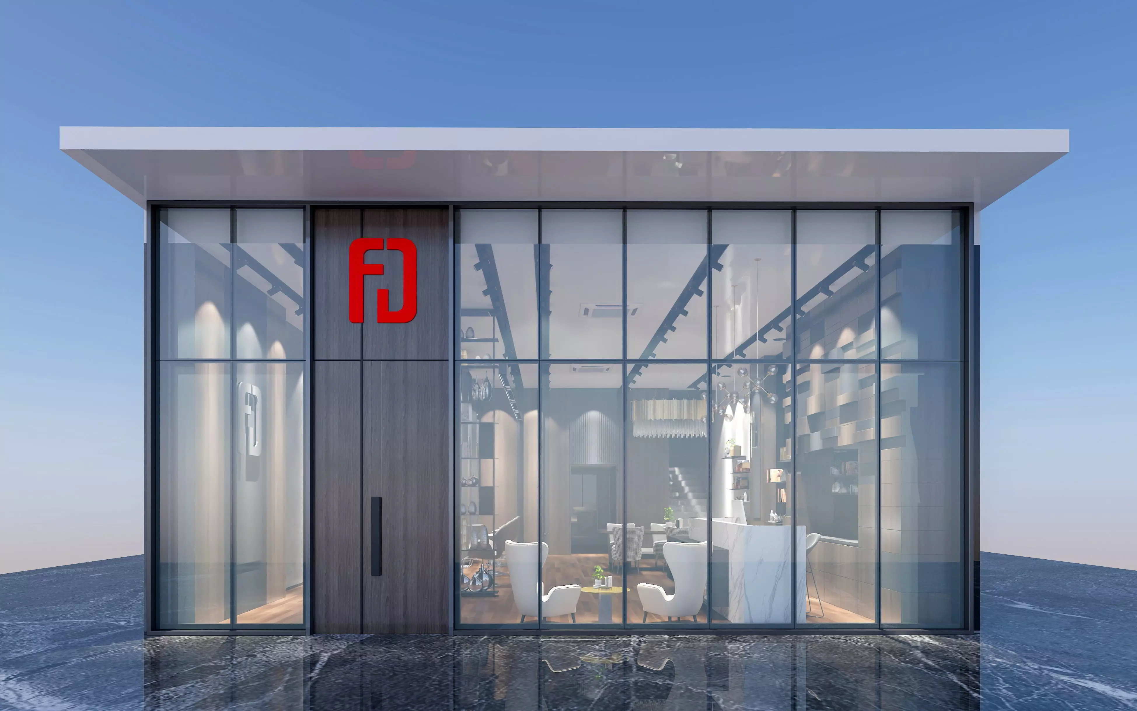 Beauty parlour appliances and furniture 3D model_15