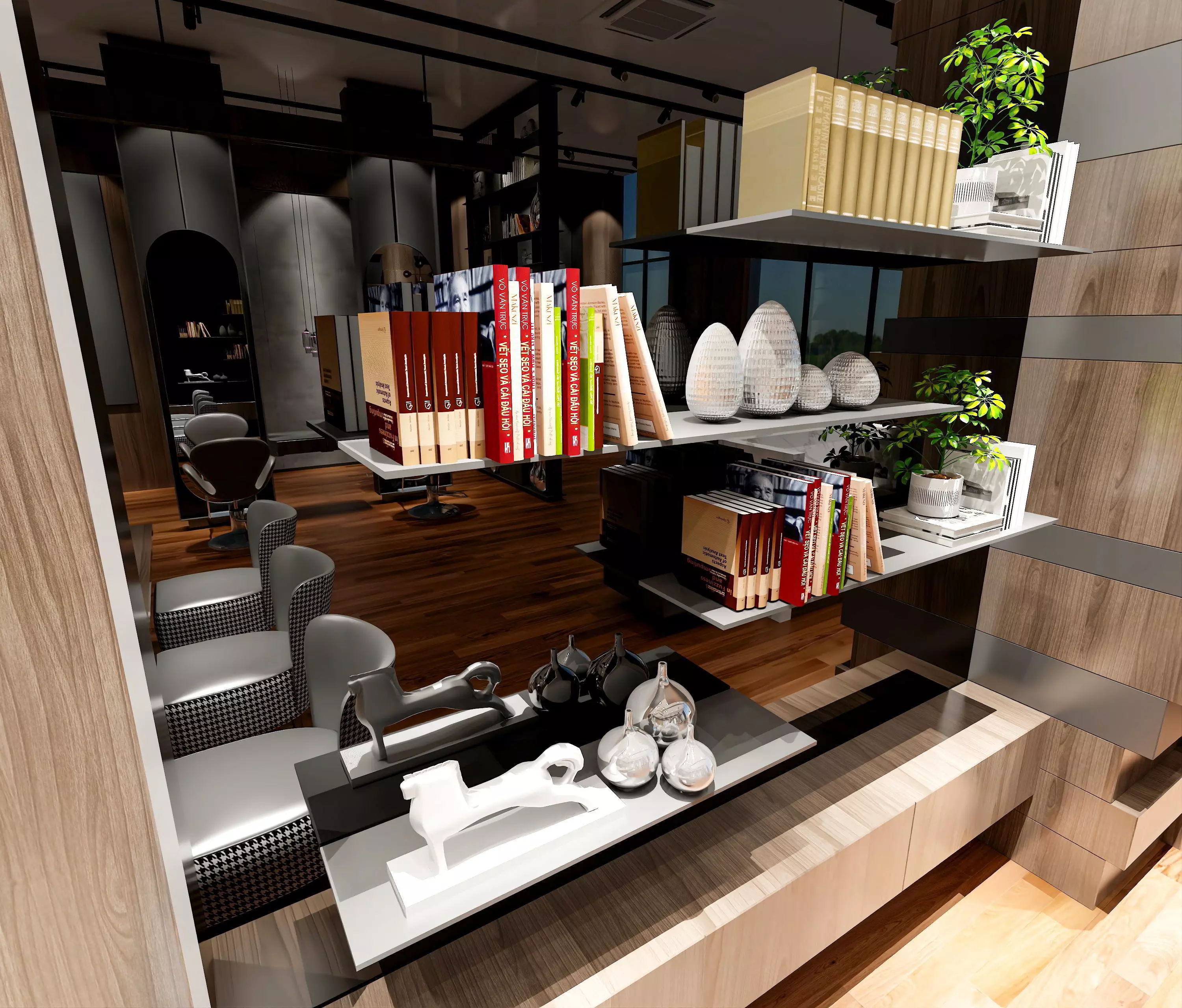 Beauty parlour appliances and furniture 3D model_10