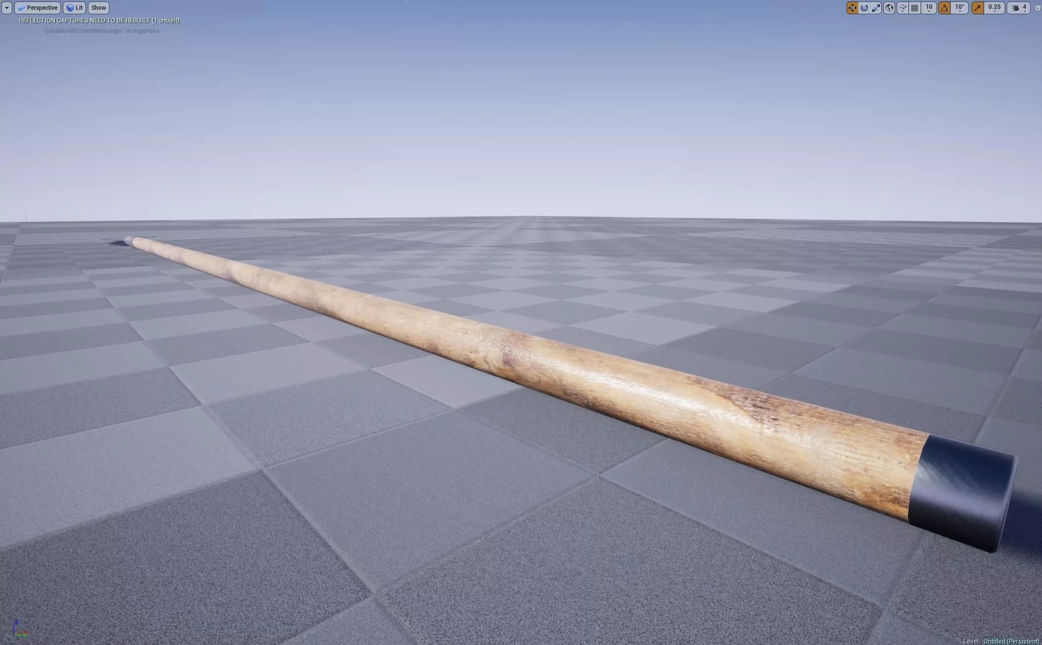 Bill Polearm Low-poly 3D model_10