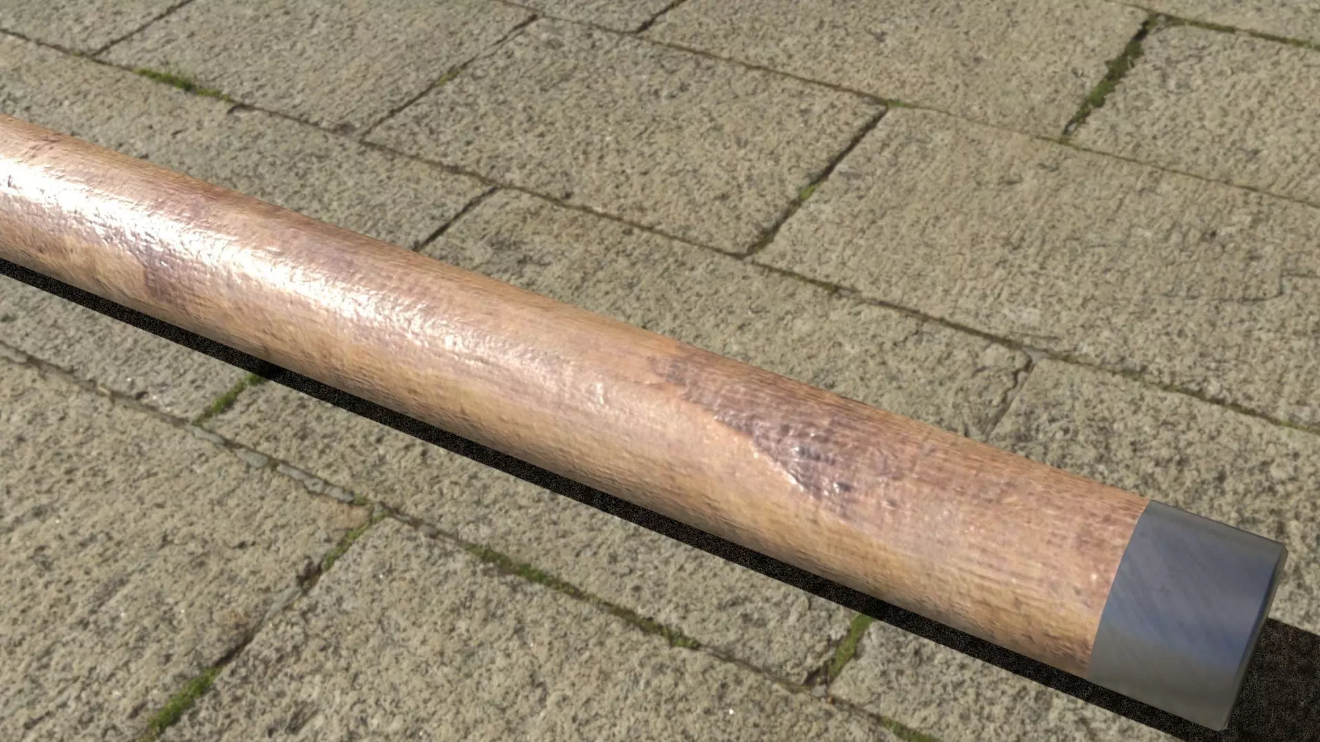 Bill Polearm Low-poly 3D model_4