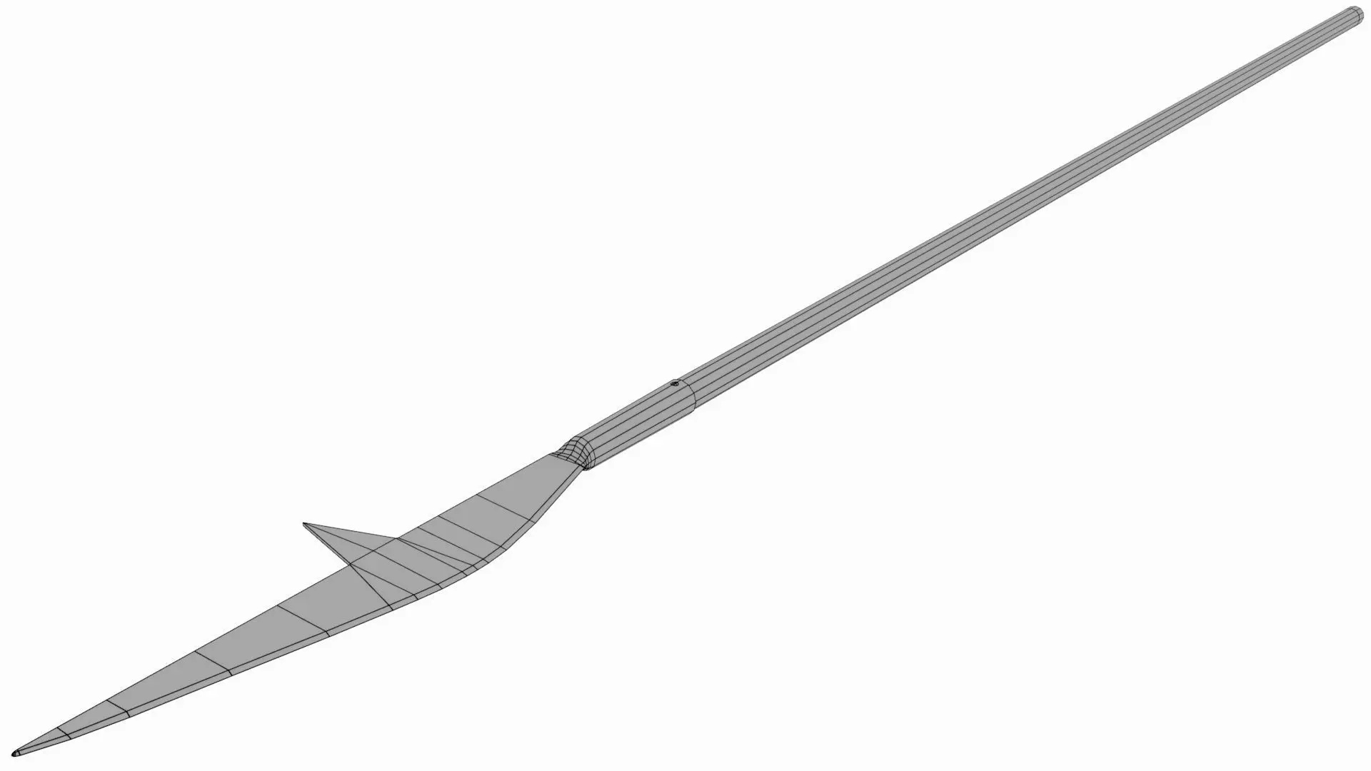 Bill Polearm Low-poly 3D model_18